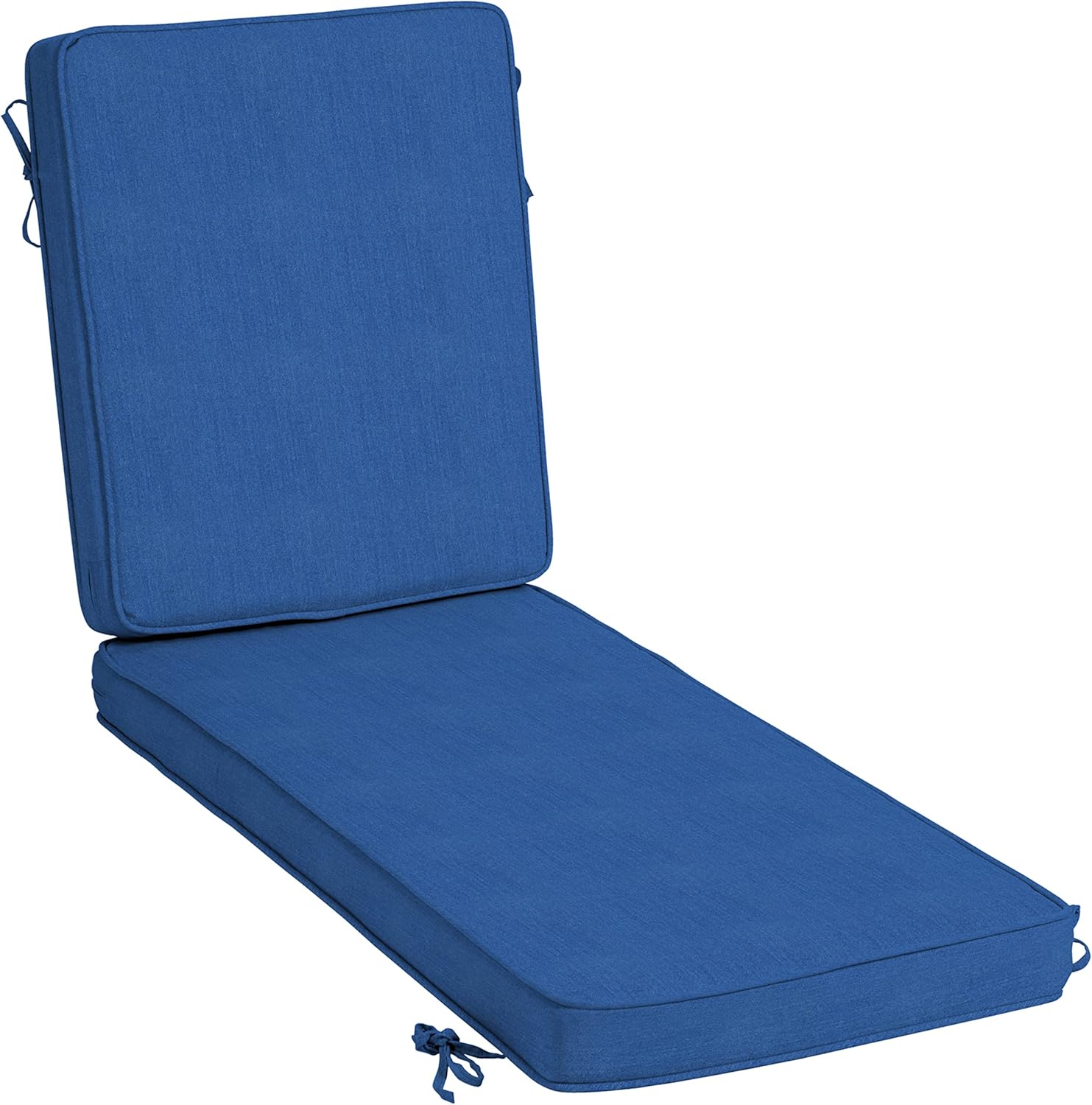 Arden Selections ProFoam Performance Outdoor Chaise Lounge Cushion 46 x 21, Lapis Blue Kit (Cover + Insert) Lapis Blue
