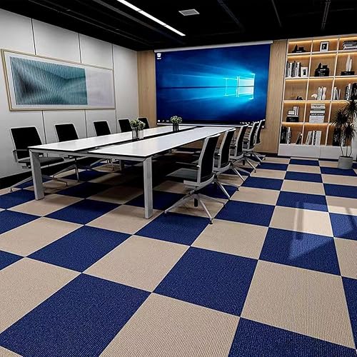 Miniatura 6 de Azulejos autoadhesivos antideslizantes, fáciles de despegar y pegar, azulejos cuadrados para alfombras, 12 azulejos12 pies cuadrados