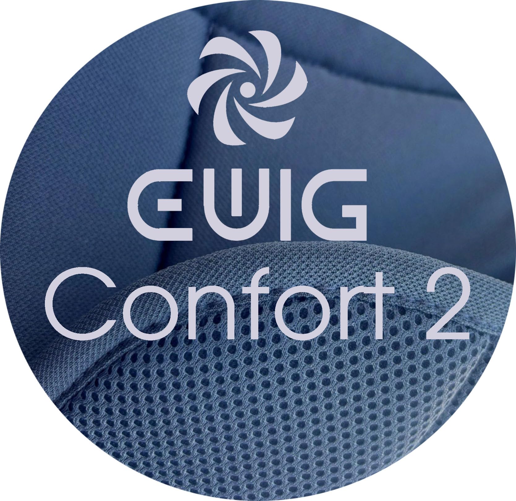 Colchoneta Confort Doble 2 | Reversible para Silla bebé. Forma de Butterfly Funda Compatible con Sillas Bugaboo Ajuste ergonómico - Azul (Azul)