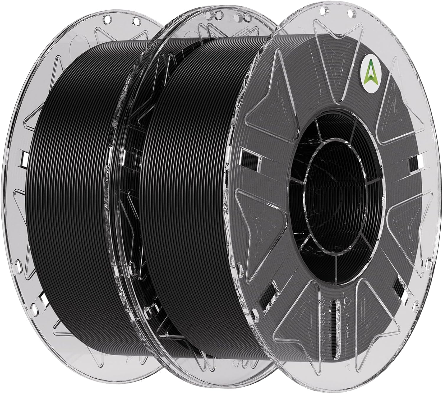 Creality Hyper PLA - Filamento RFID de 1,75 mm, 600 mm/s, alta velocidad, alta precisión y dureza, 15 colores, impresión 3D suave (2 kg, negro)