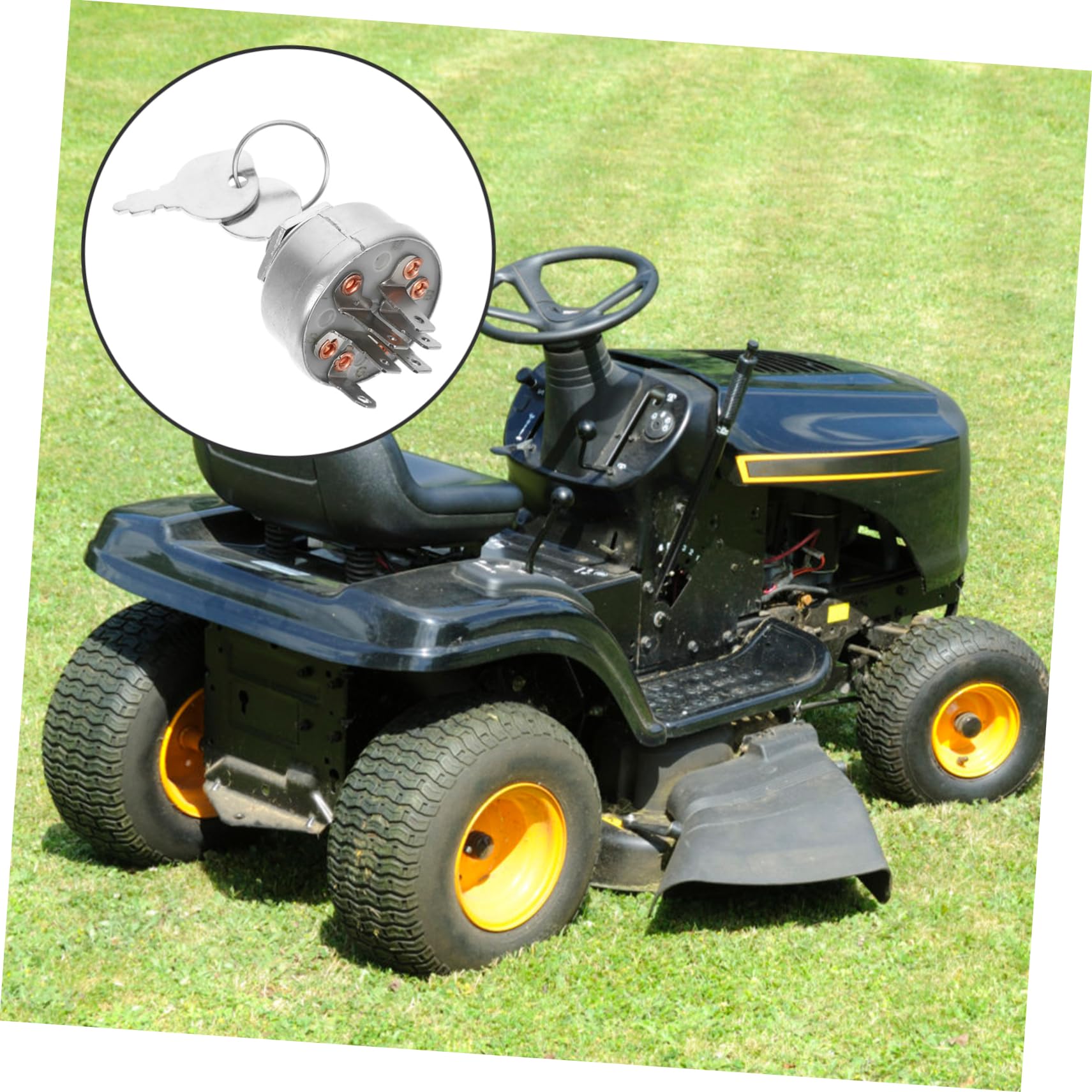 BESPORTBLE 4piezas Interruptor De Encendido De Tractor con Compatible con Interruptor De para Cortacésped Reemplazo y Seguro para De Cortacésped