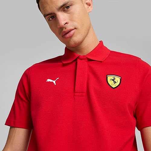Miniatura 8 de PUMA Polo Standard Ferrari Race para hombre, Rosso Corsa