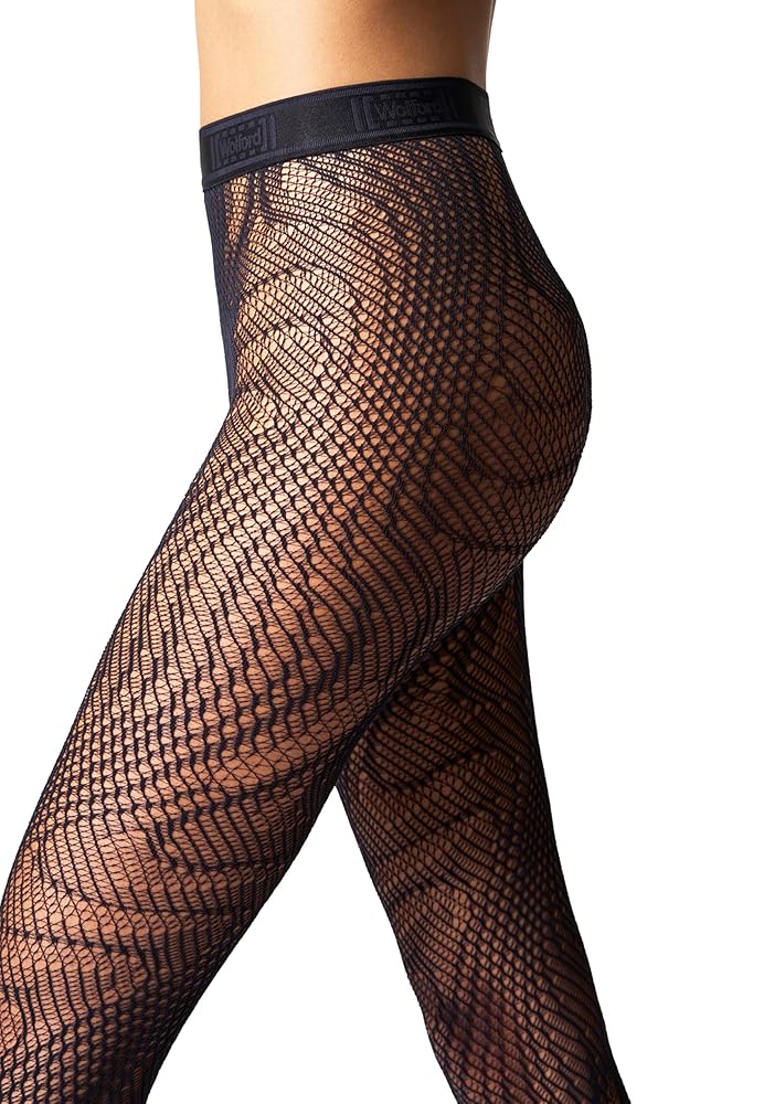 新品★Wolford★FIRE NET TIGHTS Wolford Snake Net Tights for Women Seamless Warp-Knit
