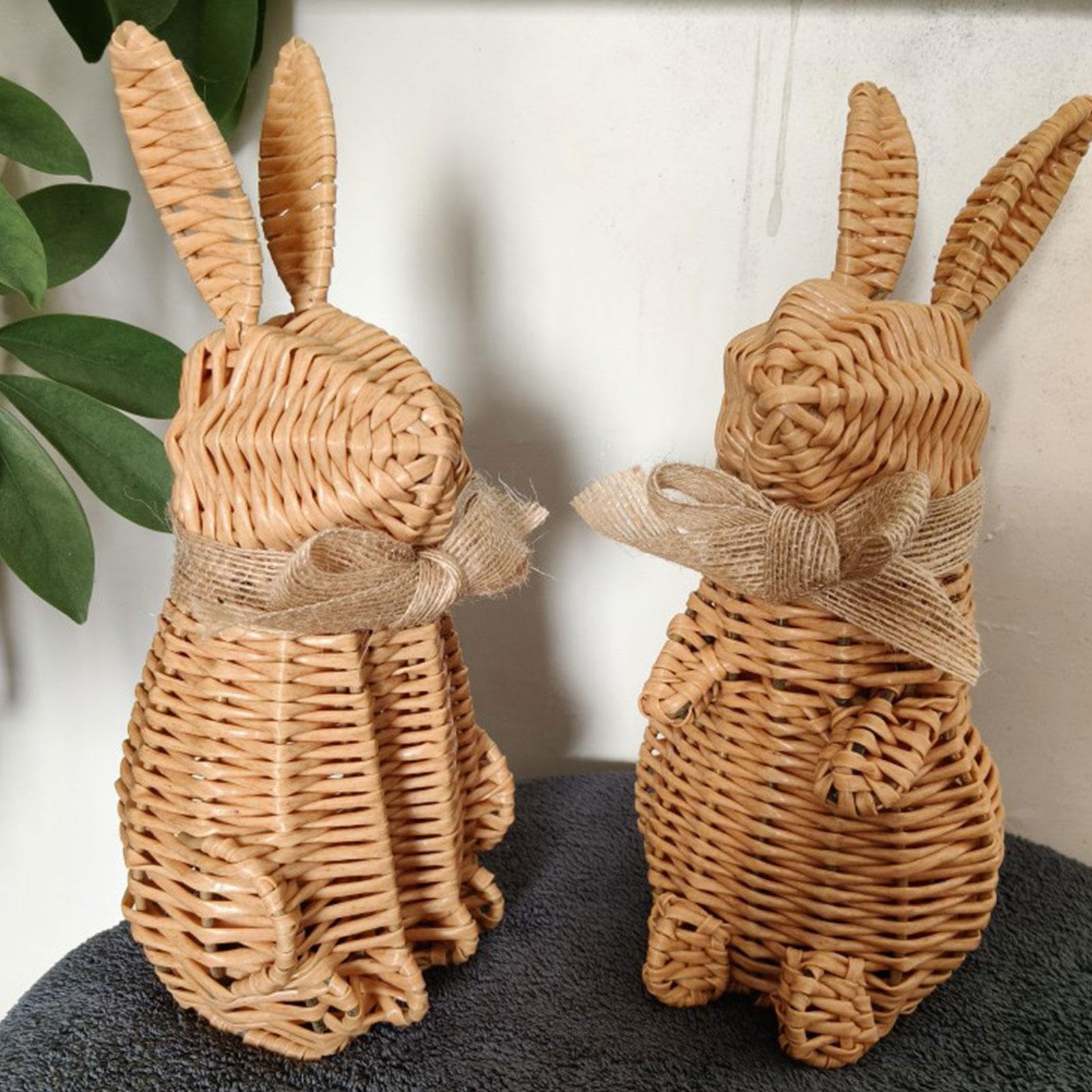 Decoraciones de conejitos Tejidos de Pascua,Decoración de Pascua de