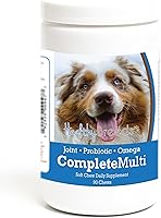 Vista 48 de Healthy Breeds Schnauzer miniatura todo en uno multivitamínico suave masticable 90