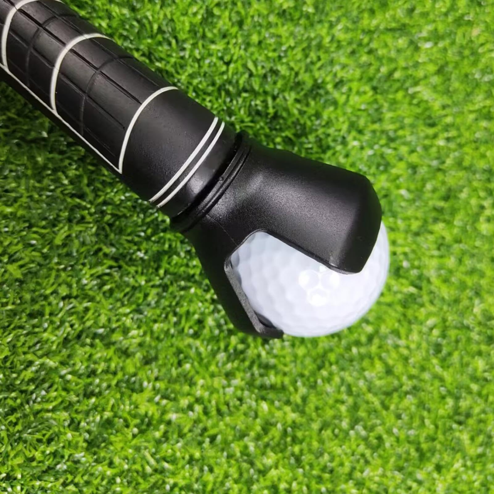 Recuperador de pelotas de golf montado en putter, agarrador de recogida, accesorio de garra