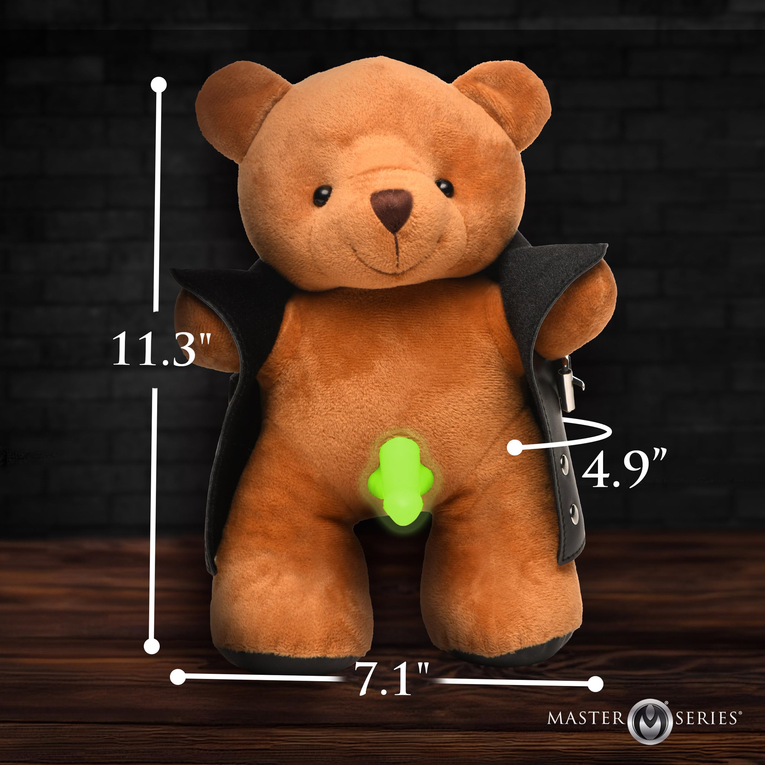 Amazon.com: MASTER SERIES Glow Show Bear Exhibitionist Teddy Bear