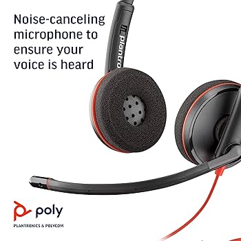 Amazon | Plantronics ブラックワイアー C3220 ヘッドセット