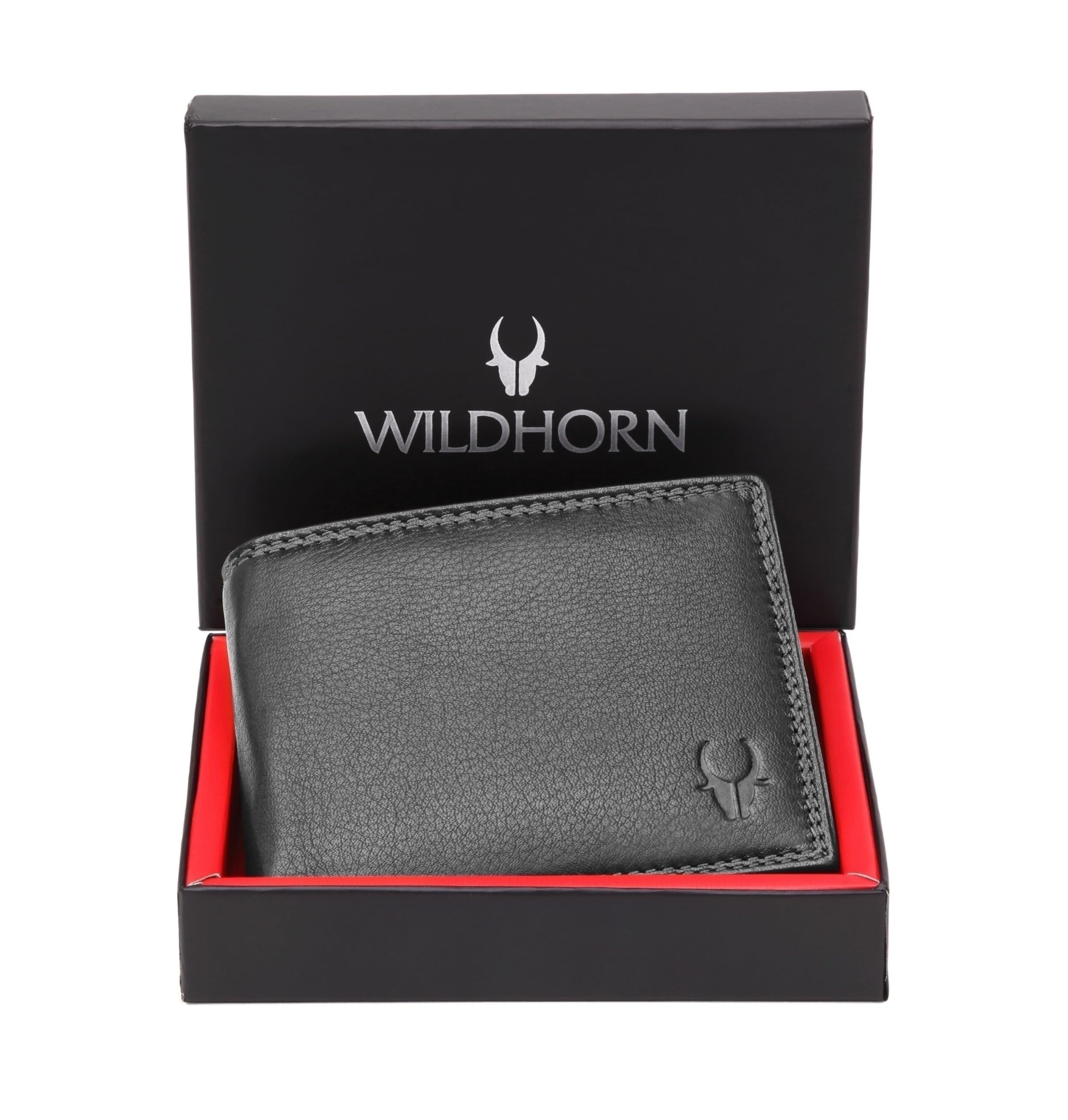 WildHorn® RFID Protected Genuine Leather Wallet for Men's