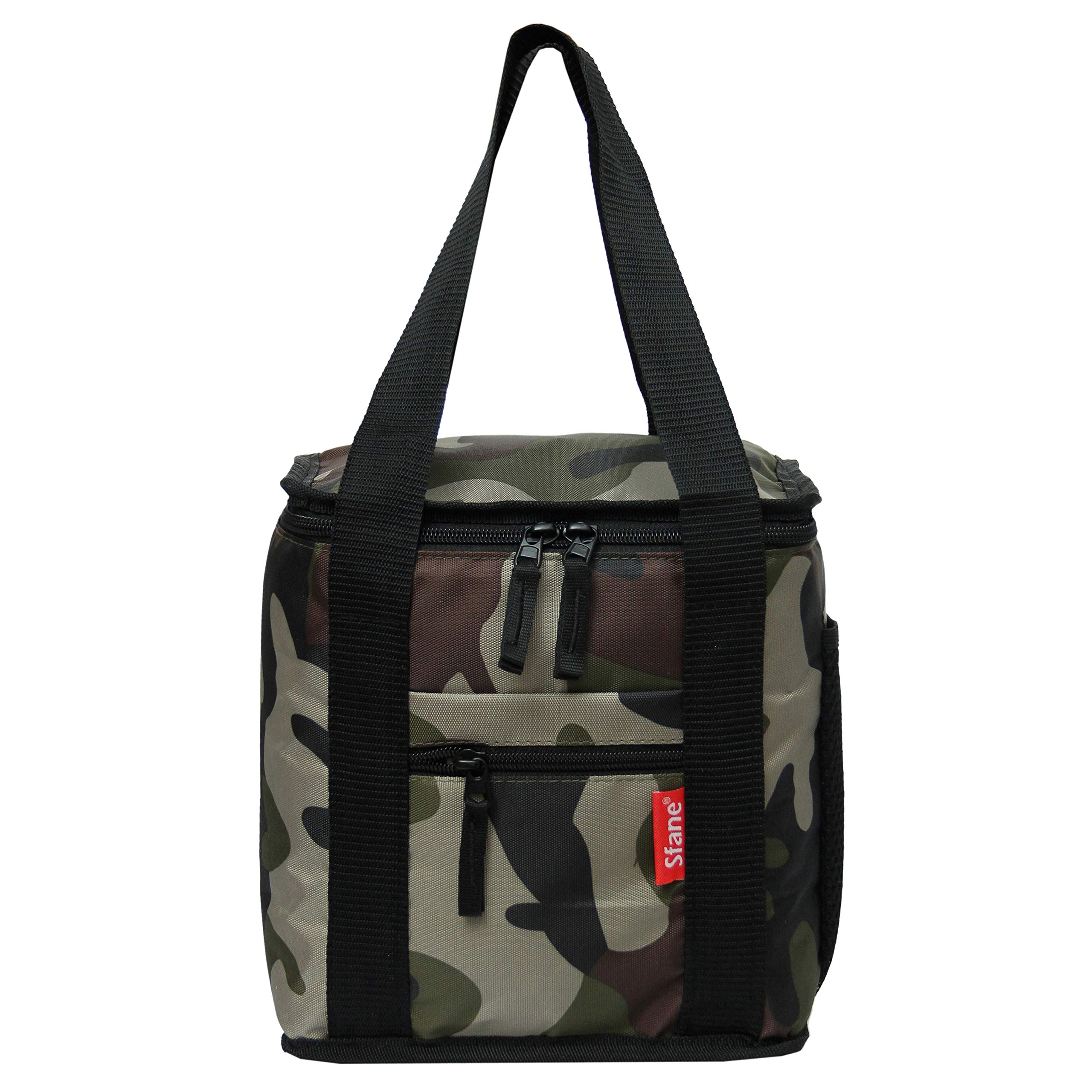 Sfane Men & Women Navy Blue 9.50 Inch Lunch Bag - Compact,Easy Wash,Smooth Zipper & Lightweight - Tote Bag & Container,Lunch Bag For Men,Women,Adults Office/Tiffin Bag (1000 Ml) - Polyester, 1000 Ml (B084RGRB3D) Amazon Price History, Amazon Price Tracker