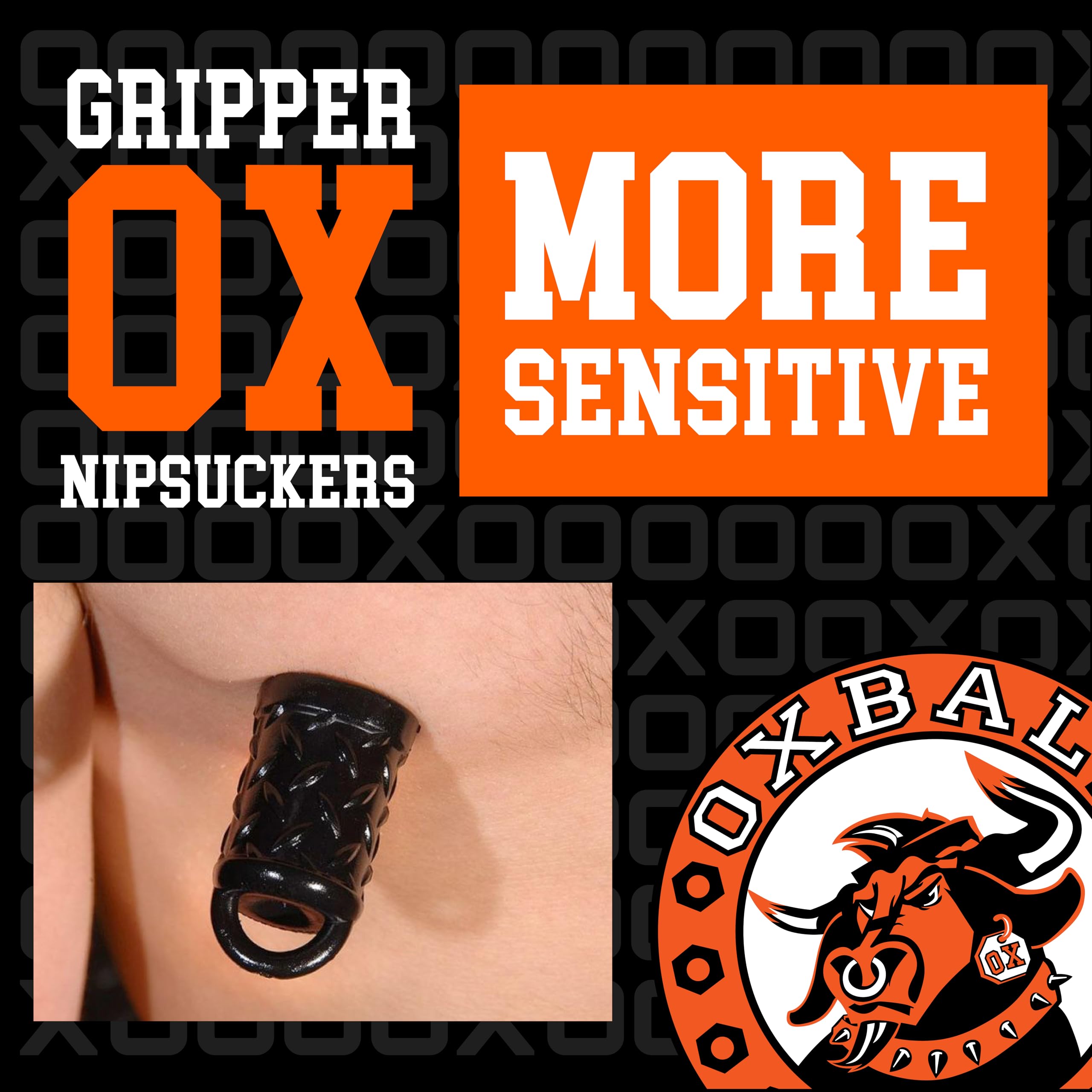 Oxballs Gripper - Suceur de Tétons, Transparent