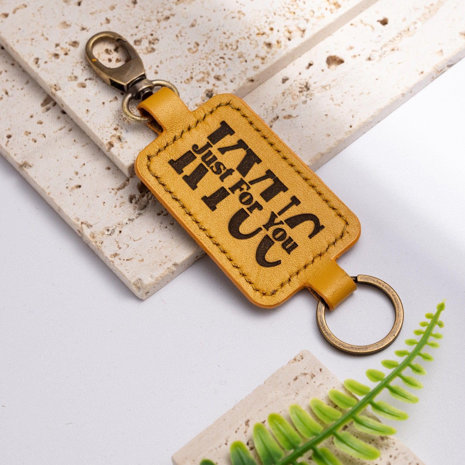 Personalizado Amigo Cuero llavero Acero Inoxidable Nombre Fecha llaveros Para Amigos hechos a mano