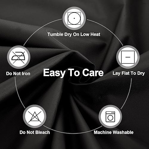 Miniatura 8 de OutdoorLines Fundas impermeables para calentador de patio al aire libre con cremallera y bolsa de almacenamiento, a prueba de polvo, resistente a