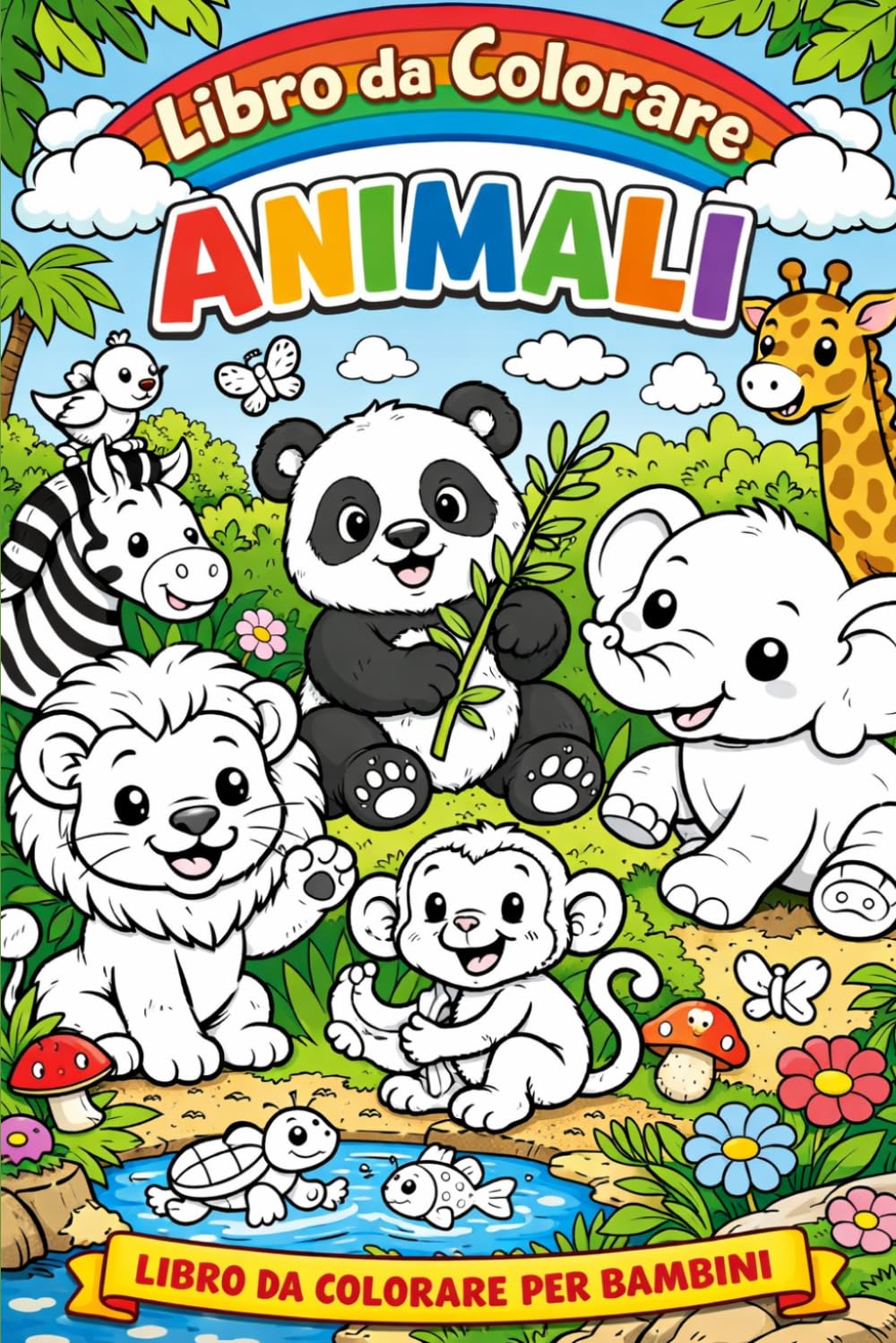 LIBRO DA COLORARE ANIMALI