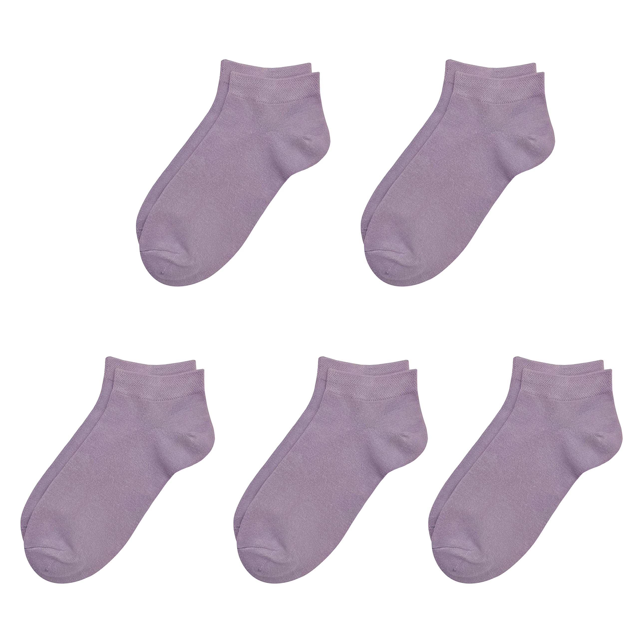 SERISIMPLE Viscose Bamboo School Socks Ankle Super Soft Kids Socks Stretch Cuffs Athletic Socks Odor Anti-odor 5 Pairs