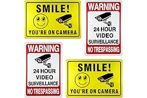 Smile You're on Camera Signs
