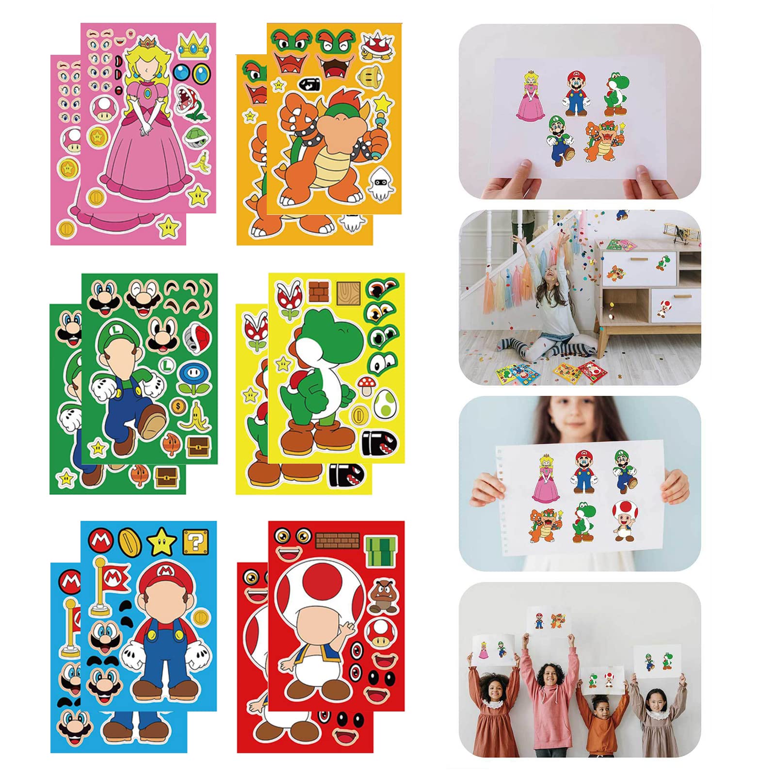 94-teiliges Super Bros Party-Set - Mitgebsel Für Kindergeburtstage