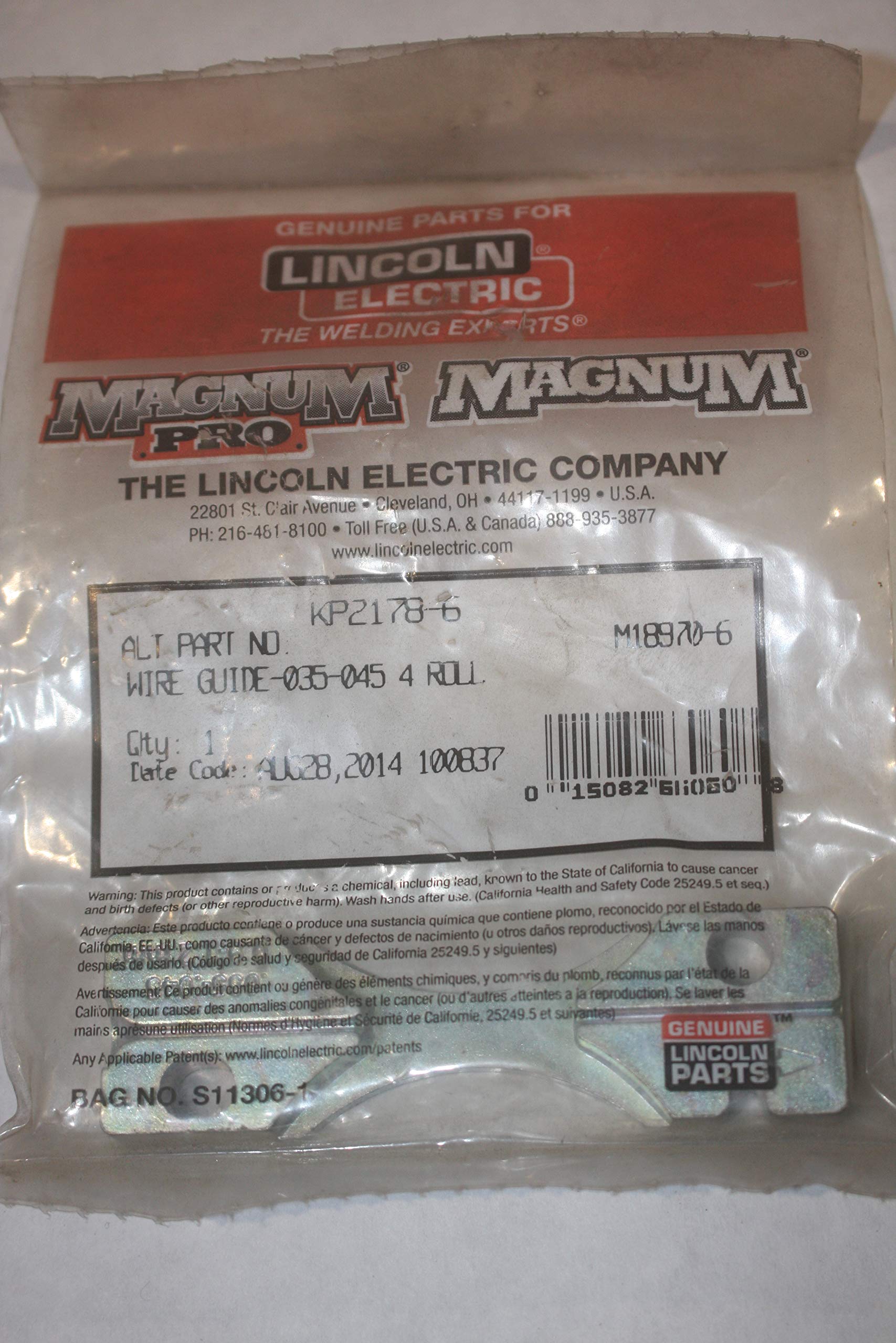 Lincoln Electric KP2178-6 Wire Guide Inner .035-.045 in (.9-1.2 mm)2 Roll