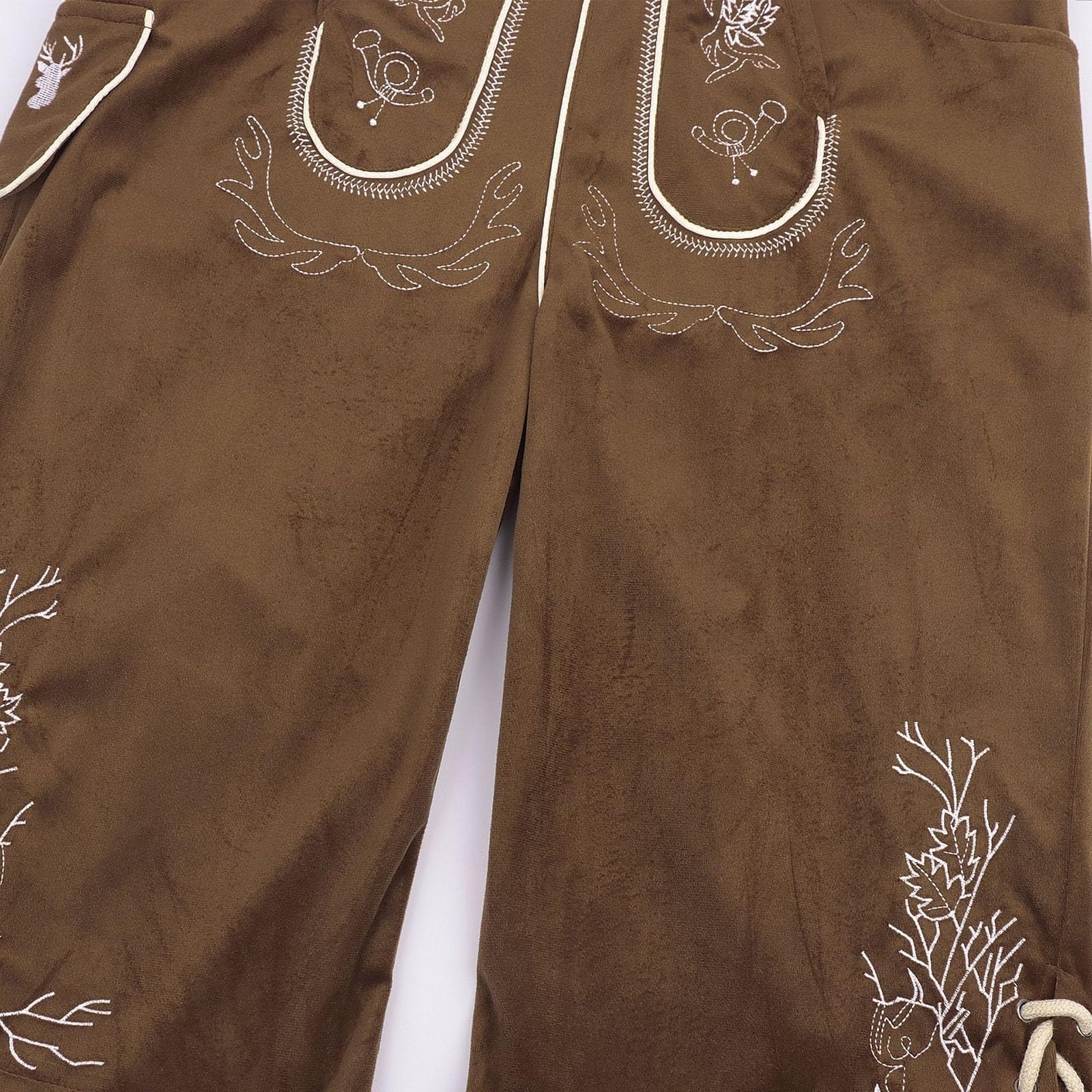 Generisch -Outfit mit Hosenträgern traditionelle Cosplay-Kleidung für Damen Herren robuste Tracht mit authentischem Design perfekt für Feste Feiern