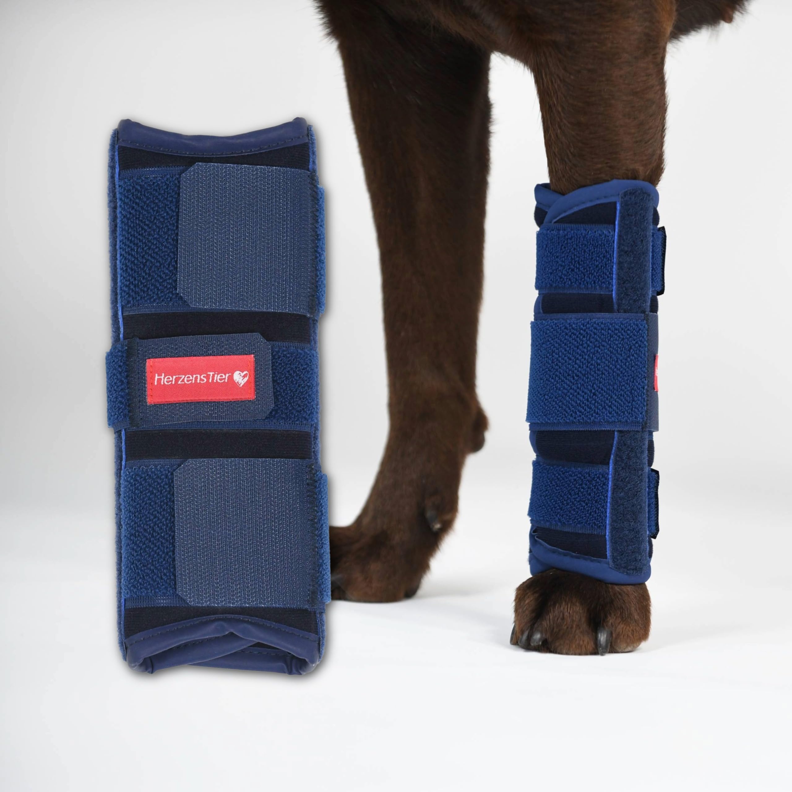 Karpalgelenkbandage Schaumstoff hoch Gr. XL für Hunde & Katzen mit Schienen zur Stabilisierung bei Durchtrittigkeit & Hilfe bei akuten Verletzungen am Karpalgelenk