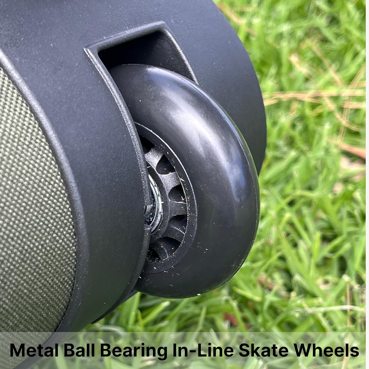 Olympia U.S.A. 33 inch Jumbo Size 8 Pockets Wheeled Rolling Duffel Bag Water Resistant Luggage Lightweight Travel Suitcase with Retractable Handle - Image 6