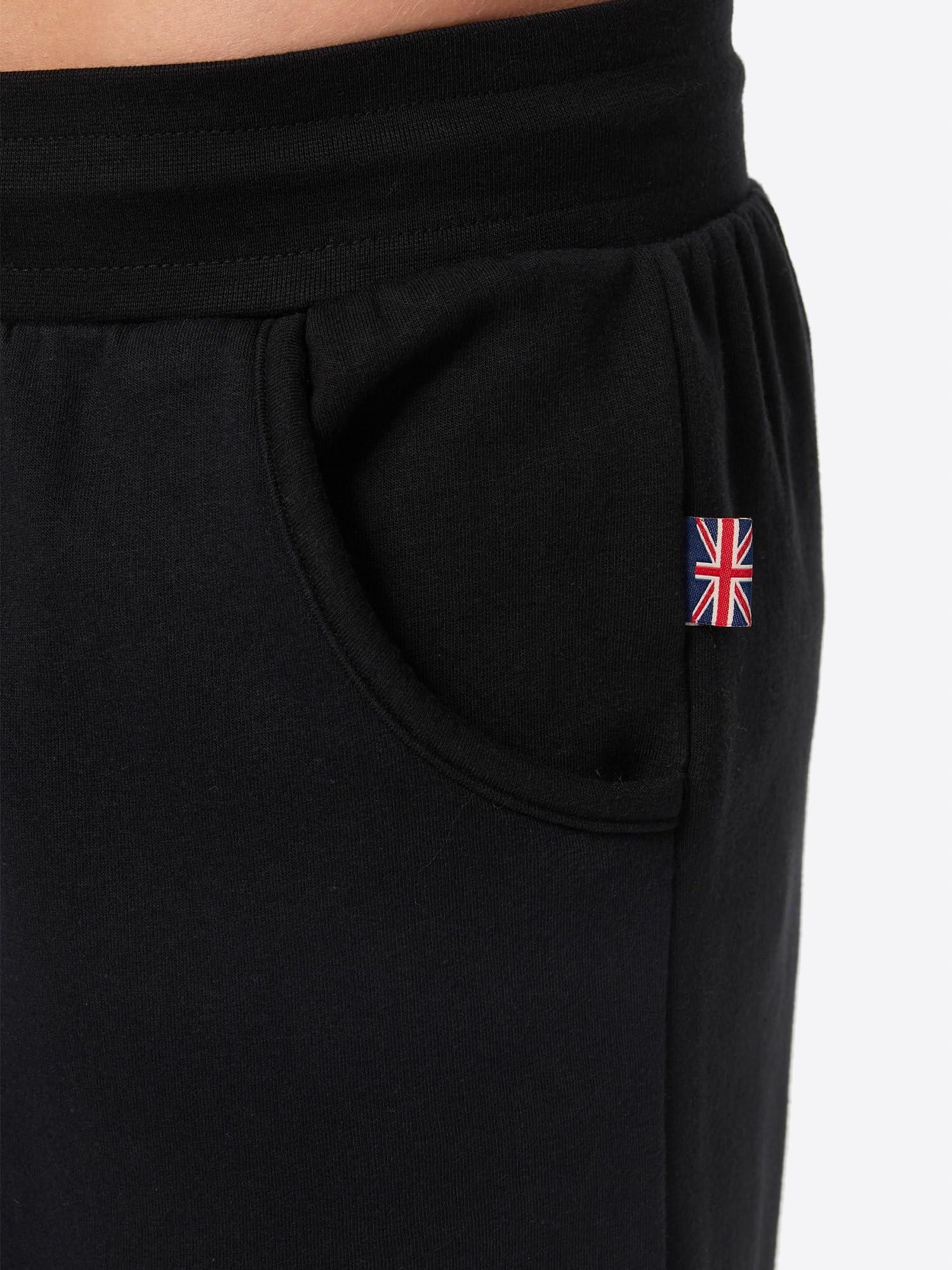 Lonsdale London Logo Large Homme Bas de survêtement Noir Confortable