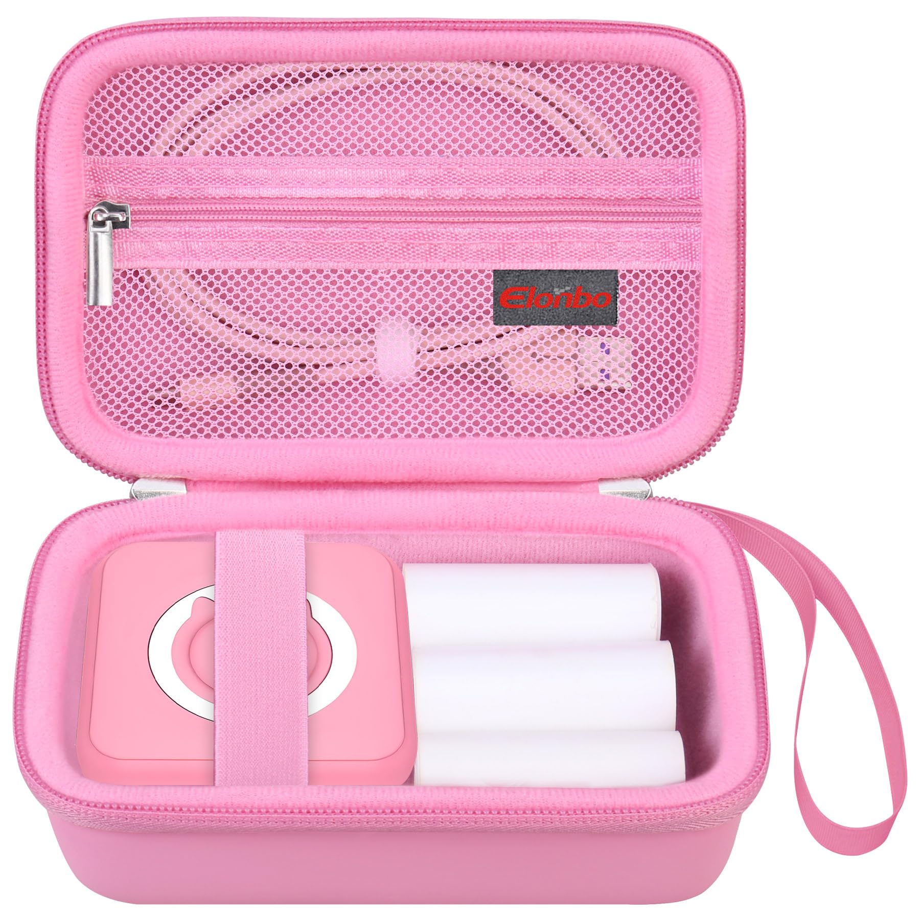 Elonbo Carrying Case Compatible with HUIJUTCHEN/Cabaro Wireless Mini Sticker Pocket Printer, Bluetooth Smart Portable Receipt Photo Printer Travel Bag