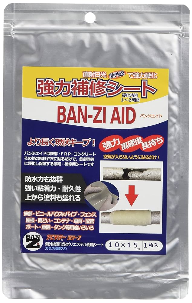 Amazon | BAN-ZI (バンジ) バンジエイド 10*15cm クリーム 補修