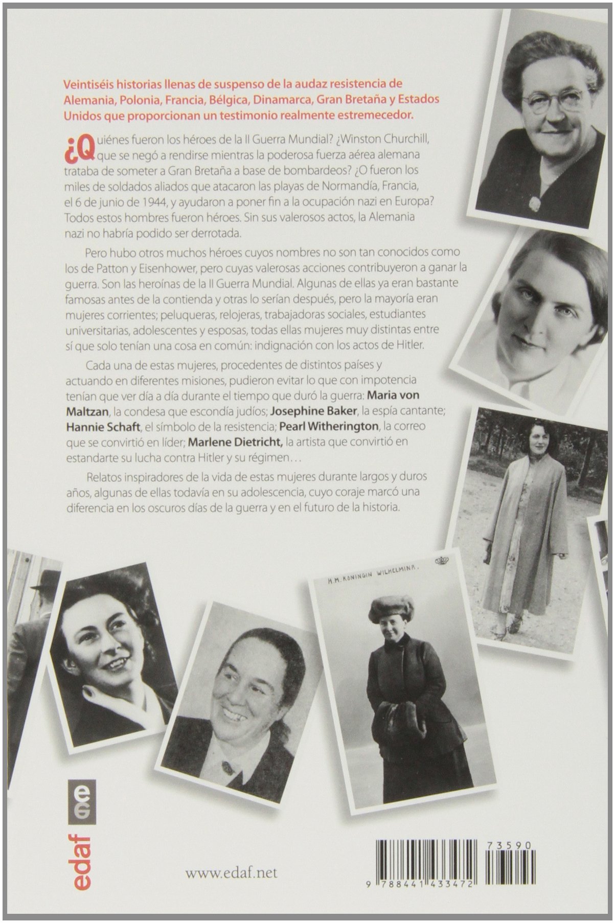 HEROÍNAS DE LA II GUERRA MUNDIAL. 26 HISTORIAS DE ESPIONAJE, SABOTAJE, RESISTENCIA Y RESCATE: 1 (Clío Crónicas de la Historia)