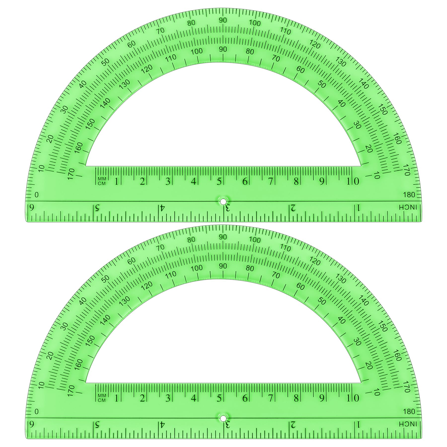 Unjoo 6" Protractor 2-Pack