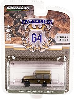 1970 DJ-5 Dark Olive Green U.S. Army Battalion 64