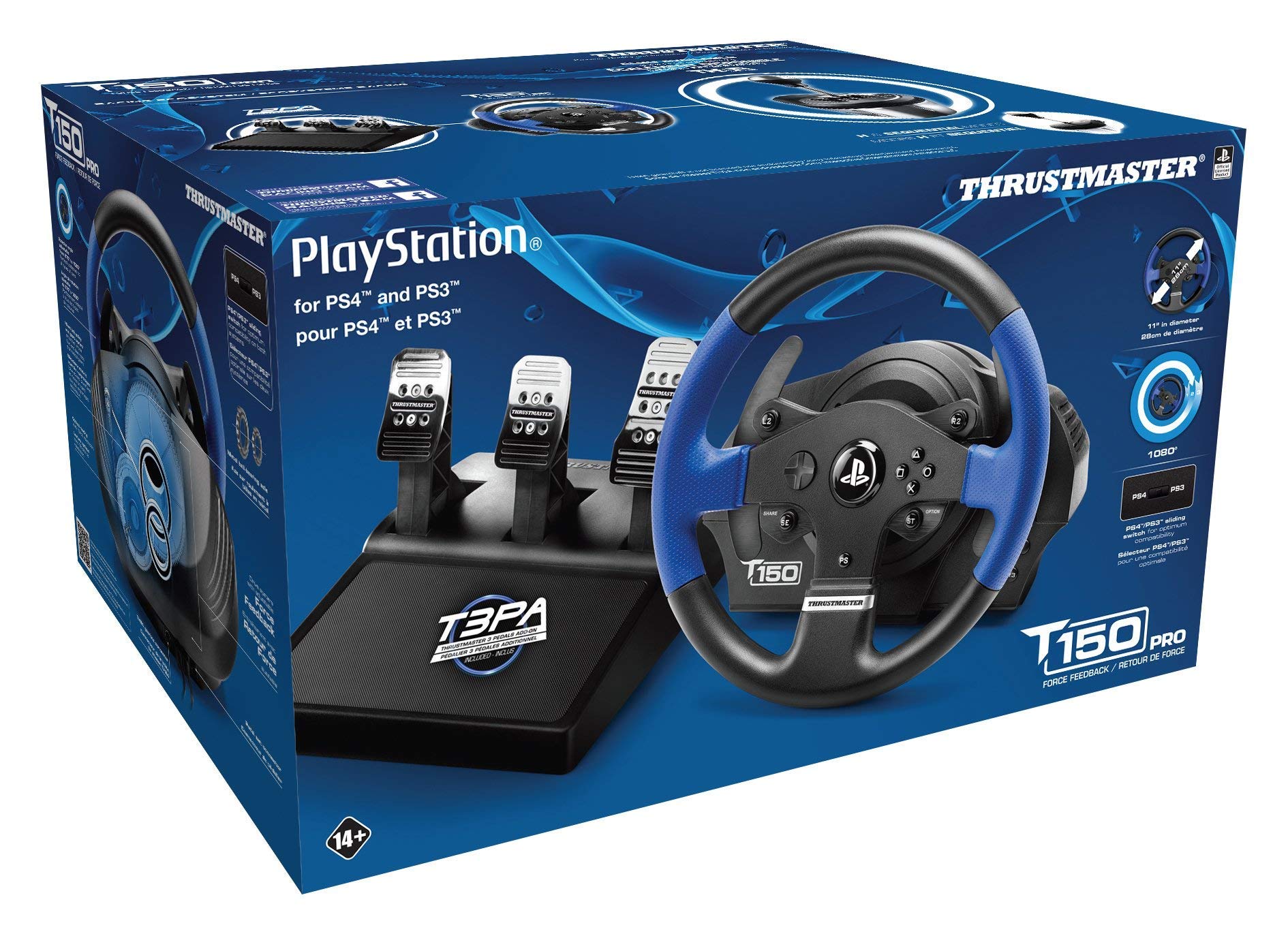 Refurbished) Thrustmaster T150 Pro Racing Wheel for PS4 : Amazon 