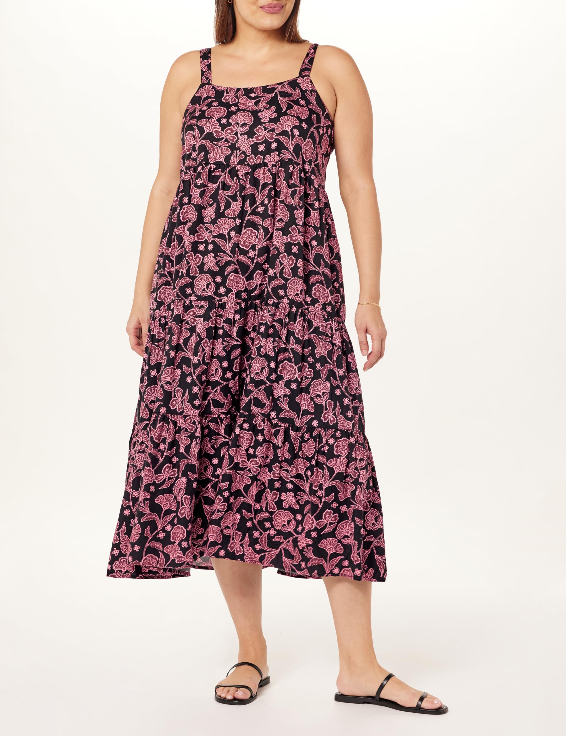 The Drop Women's Britt Tiered Maxi Tent Dress