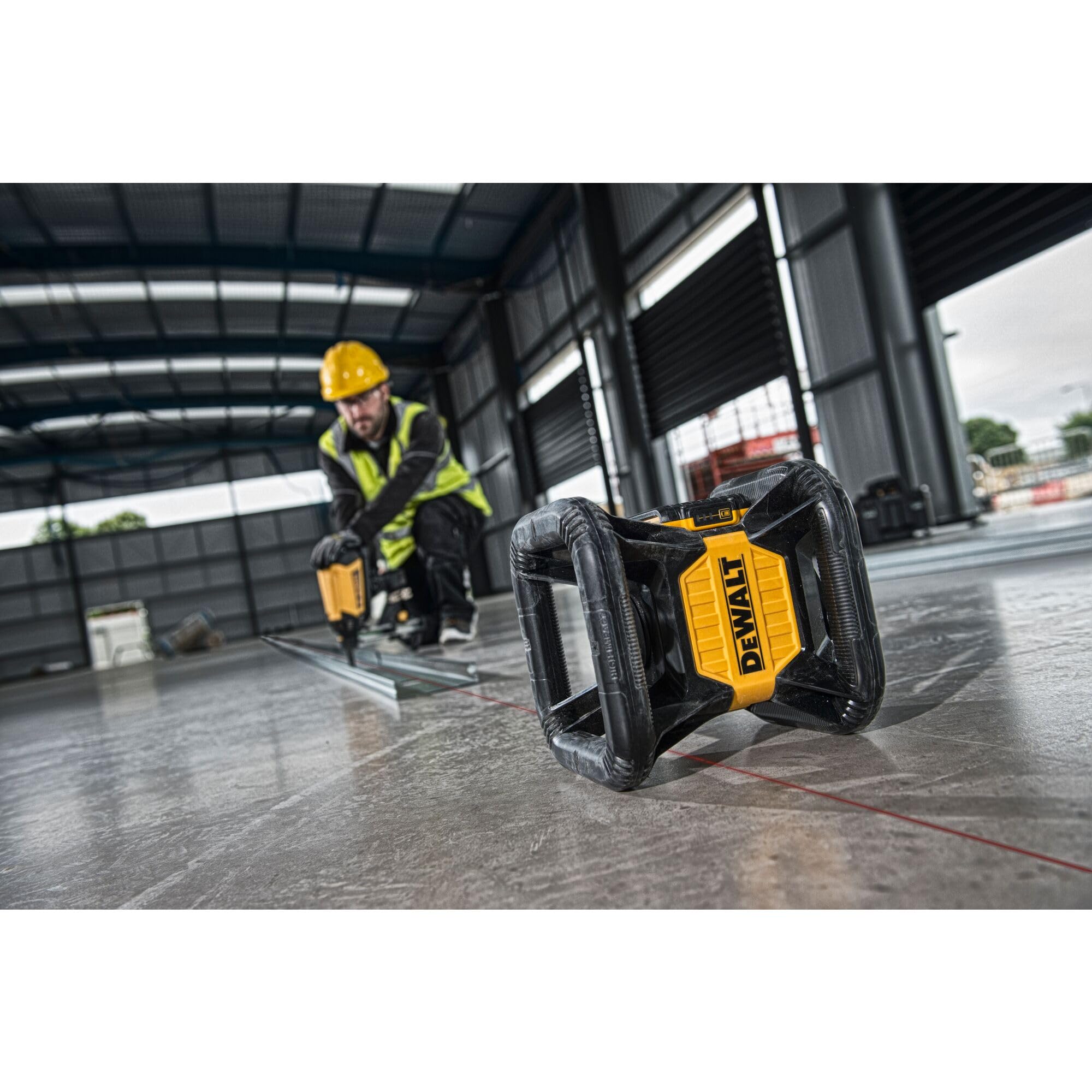 Dewalt Dce079D1R-Qw Laser Rotante con Raggio Rosso, 18 V