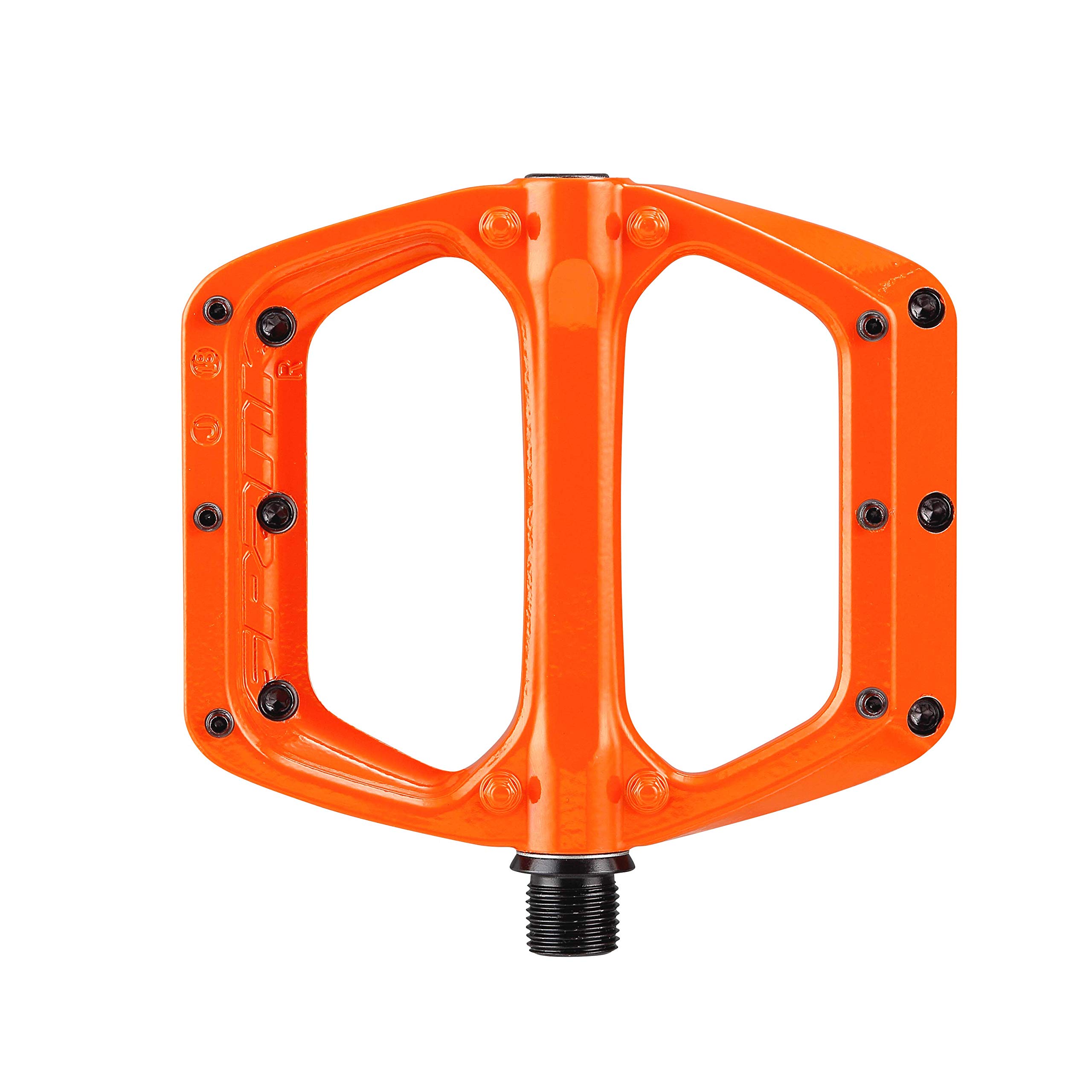 Spank Spoon DC Flat Pedals - Orange – Cambria Bike - View #4