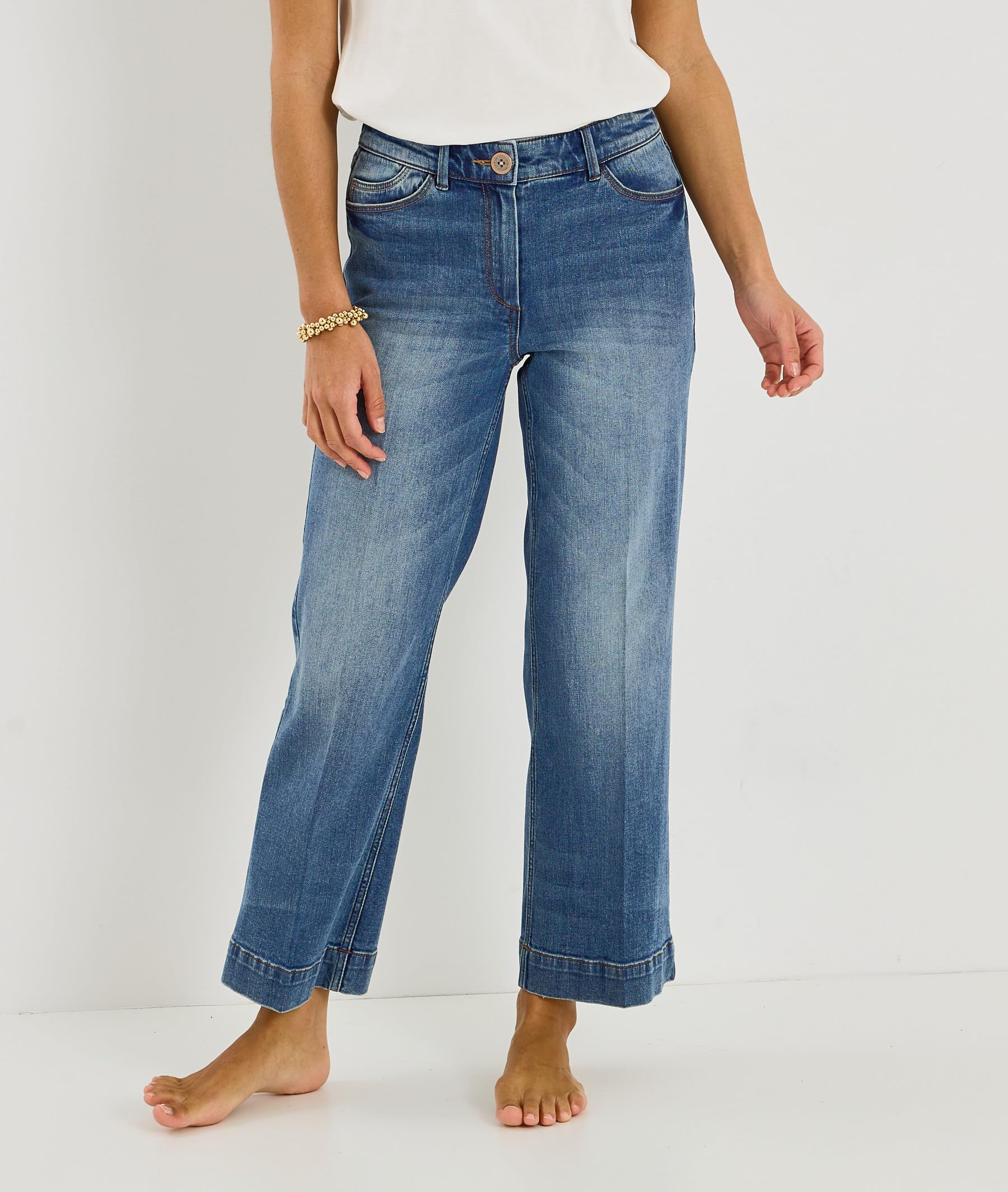Grain de Malice Jean Flare Raccourci Kansas RF02 Femme