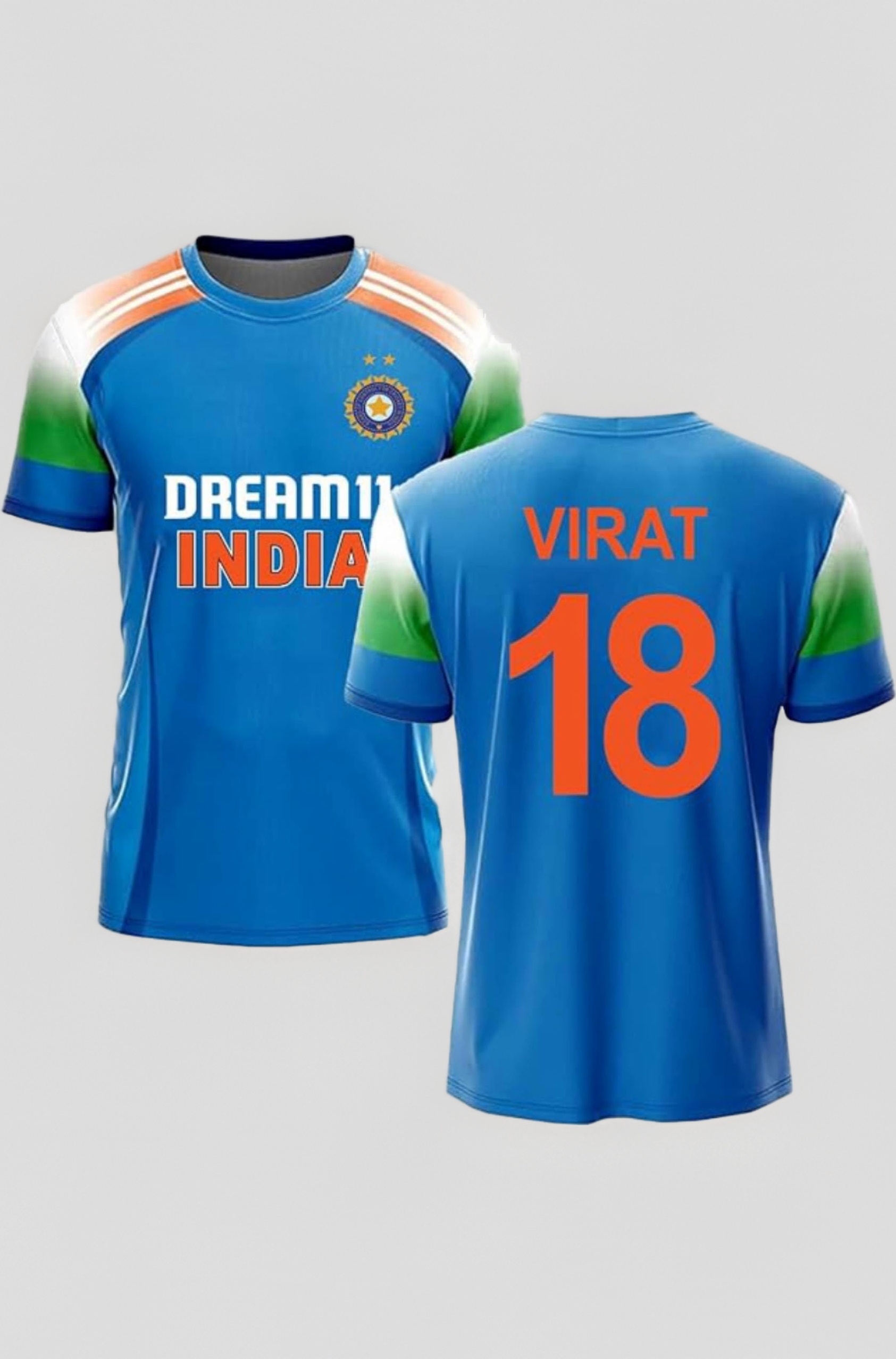 Virat 18 India Cricket Team Jersey 2024 World Cup (Kids,Boys,Men)