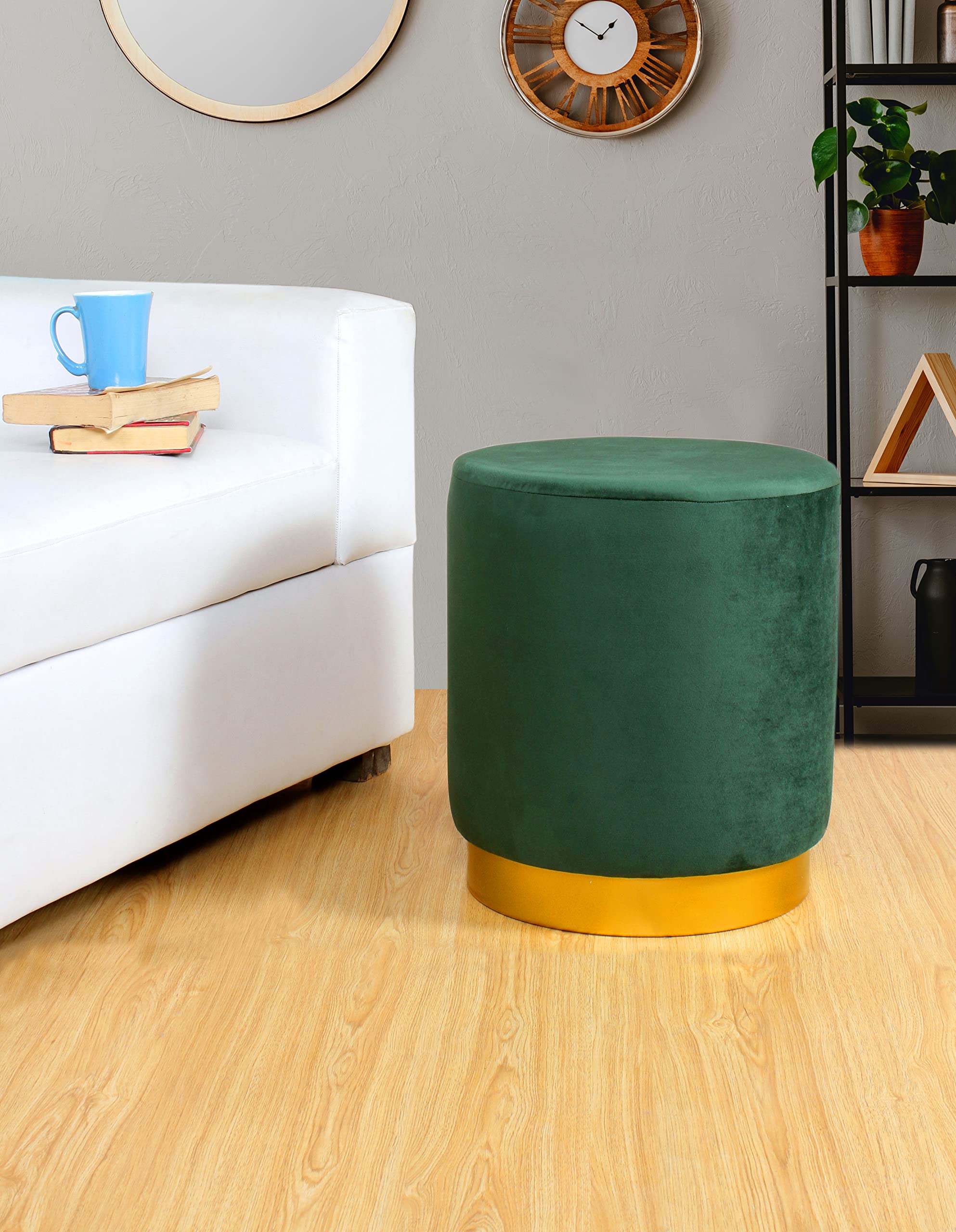 Shadowkart Ottoman Pouffes Stool For Living Room Poof Sitting