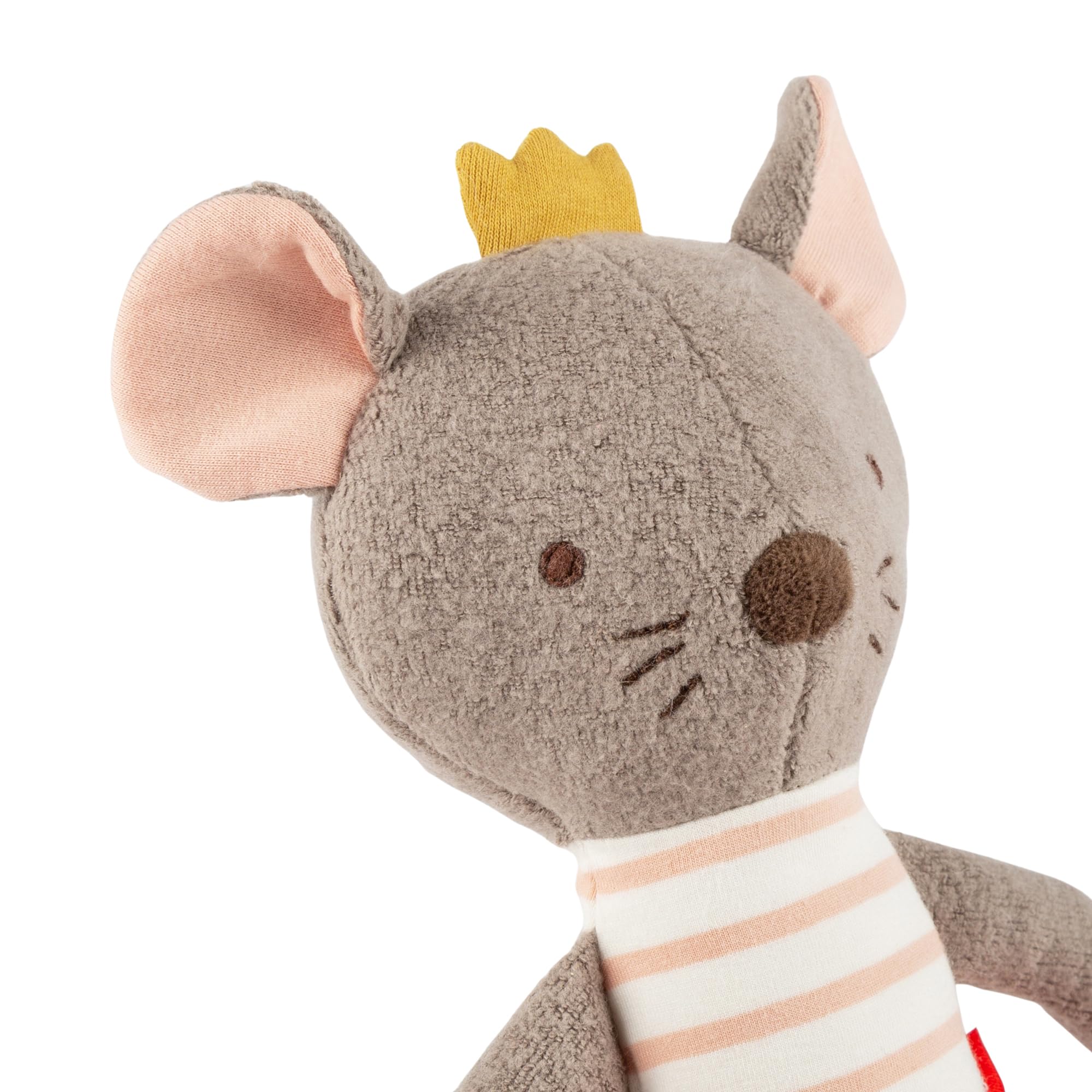 SIGIKID Kuscheltier & Schnuffeltuch niedliche Maus Schmusetuch Kuscheltuch rosa Spielen Kuscheln Trösten Unisex Hochwertig Erstausstattung Geburt