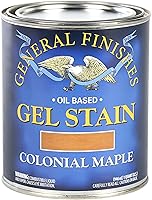 Vista 32 de General Finishes - Tinte en gel base de aceite, 1 cuarto de galón, cereza georgiana
