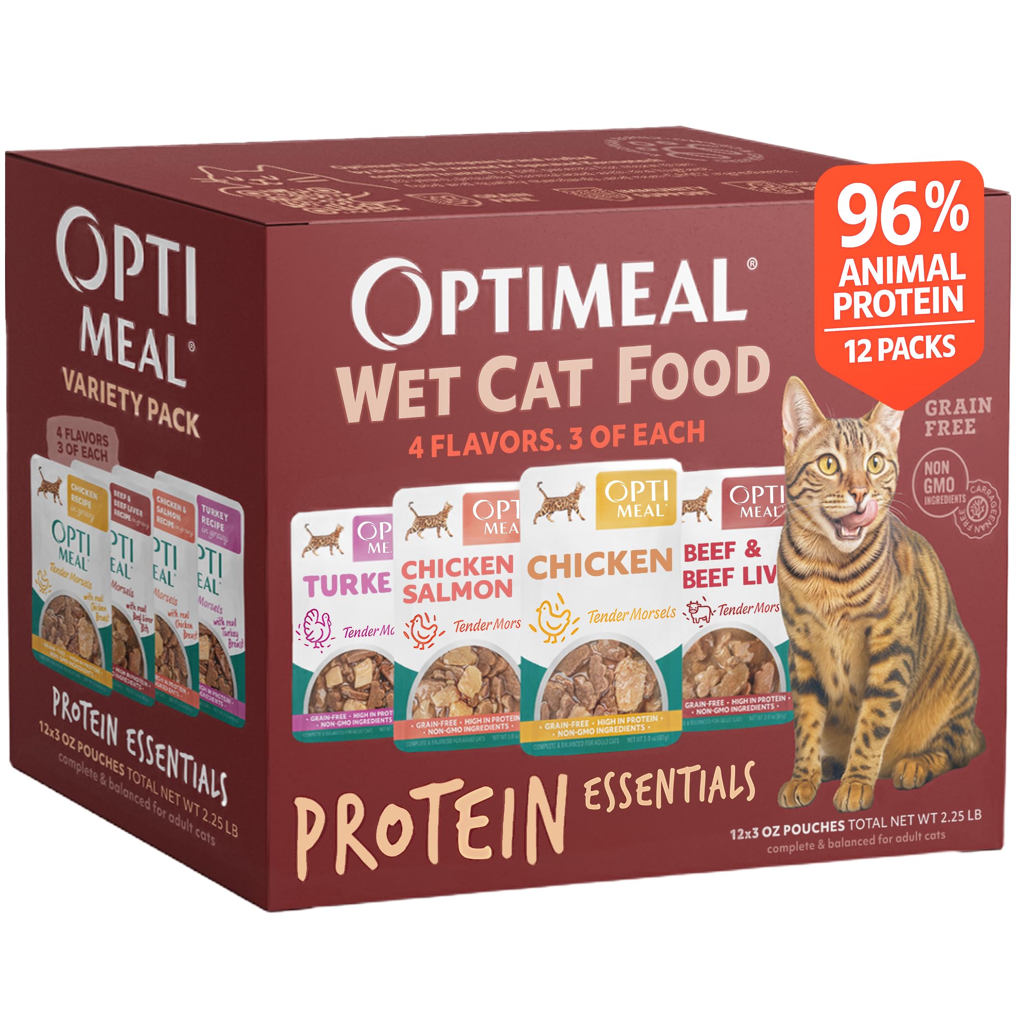 Optimeal Savory Protein Variety Pack