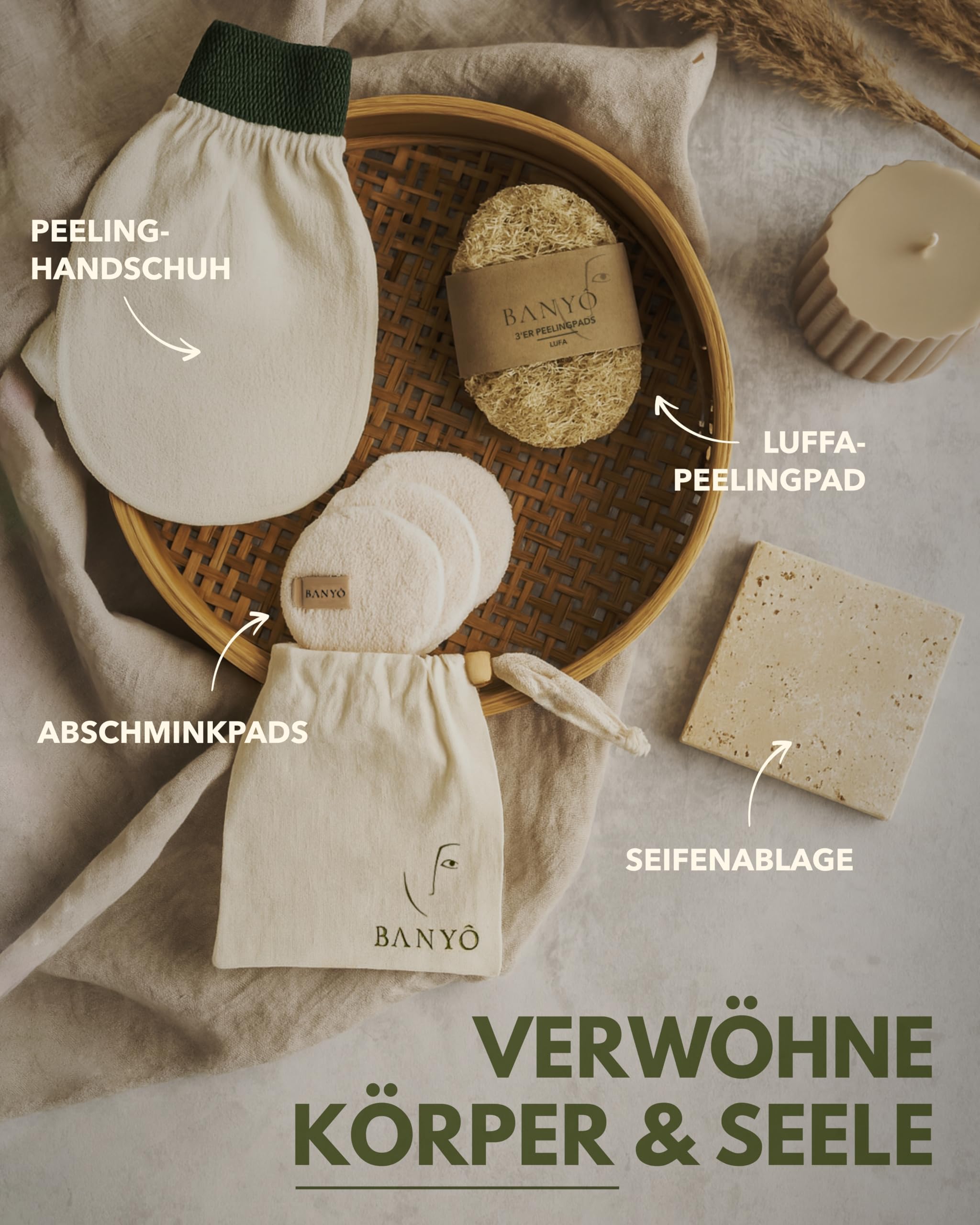 Hamam Peelinghandschuh I Wiederverwendbarer Duschhandschuh aus 100% Viskose I Effektives Peeling mit reichhaltigem Schaum für den Körper I Fördert die Durchblutung (Schwarz)