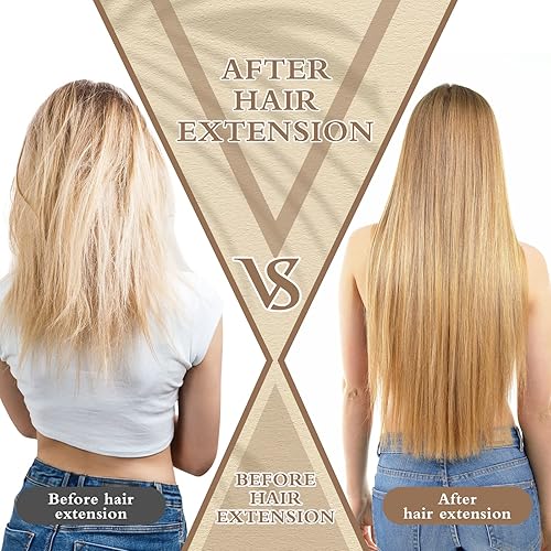 Miniatura 5 de 4500 cuentas para extensiones de cabello de 0.197 in con forro de silicona, anillos de microenlace, herramientas de extensión de cabello humano, 9