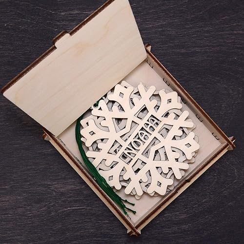 Miniatura 6 de Juego de 5 adornos de Navidad personalizados – Decoraciones de Navidad hechas a mano, decoración de Navidad, personalizada, adornos de Navidad de