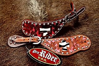 CHALLENGER Horse Western Riding Cowboy Boots Leather Spur Straps Tack 7427