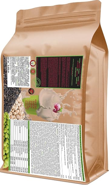 Vegan Vegetable Lactose-free Protein Powder Protein Powder Shake No Artificial Sweeteners Sugar Brown Rice Peas Soy Isolate 2 kg Natural Chocolate Coconut