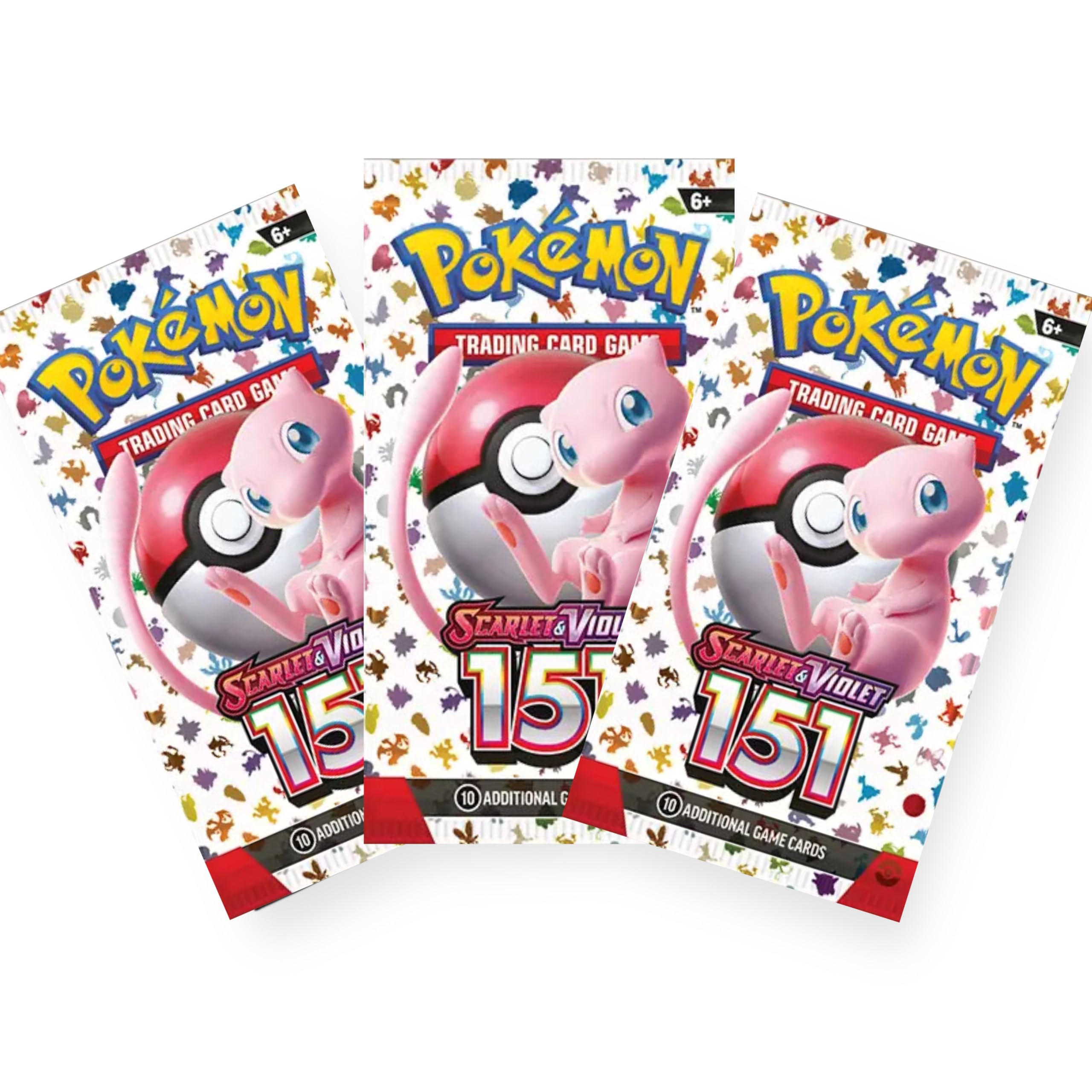 3 x Pokemon 151 Booster Packs | Scarlet & Violet Set | Pokémon