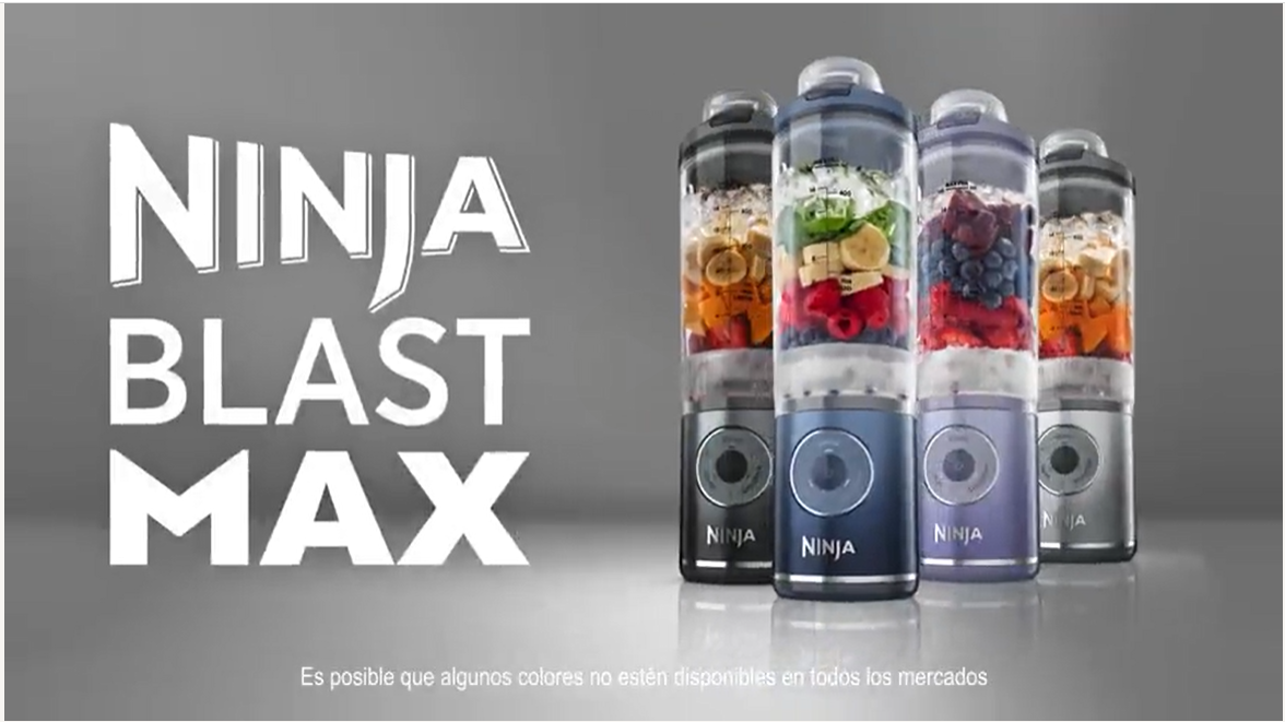 Ninja Blast Max Batidora portátil de 570 ml con batería recargable