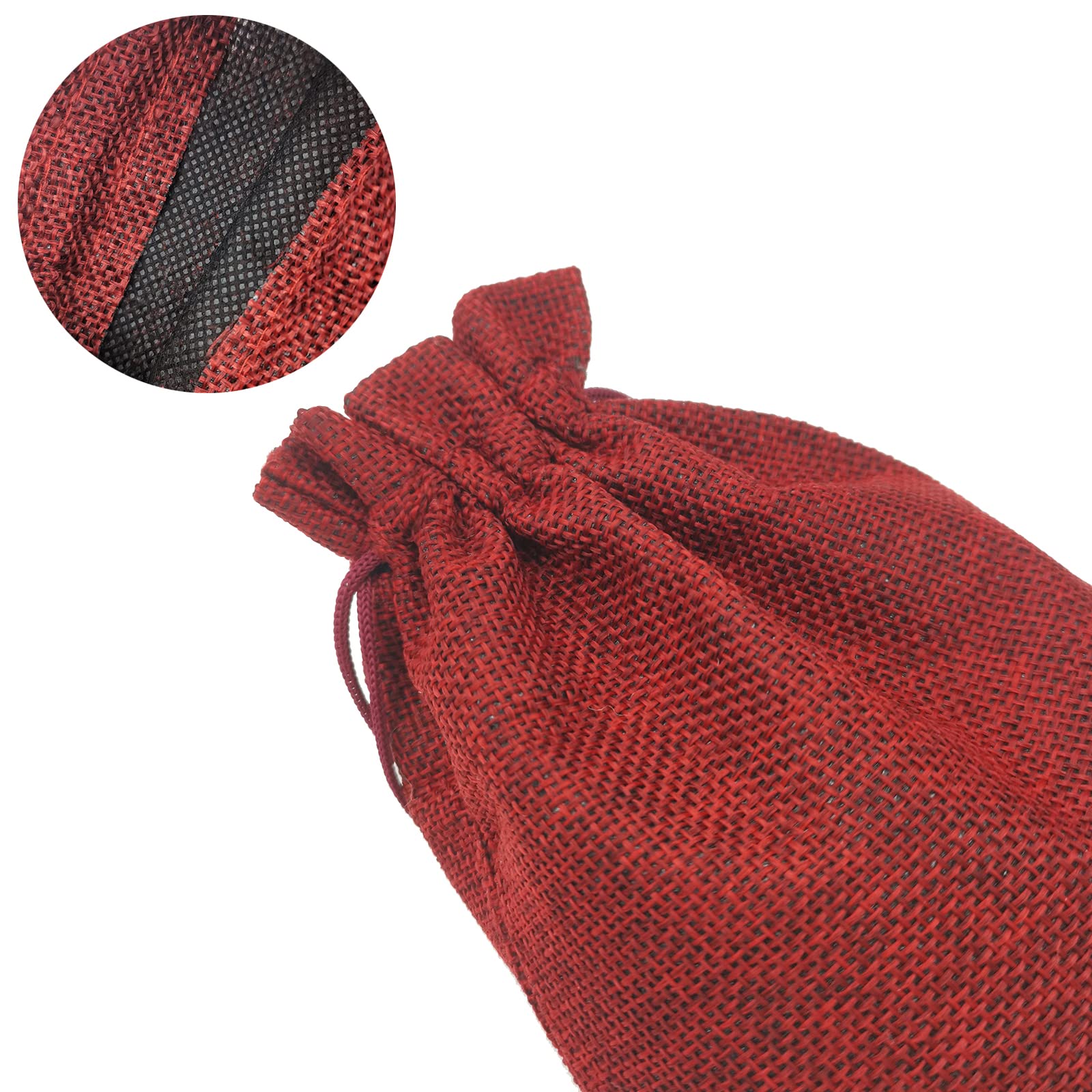 DUGYIRS 30 Pièces Sacs en Toile de Jute ​Sacs-Cadeaux avec Cordon de Serrage 13cmx18cm Sacs en Jute Petit Sacs Cadeaux de Fête Pochettes à Bijoux Sacs D'artisanat pour Cadeaux de Mariage(3 Couleurs)