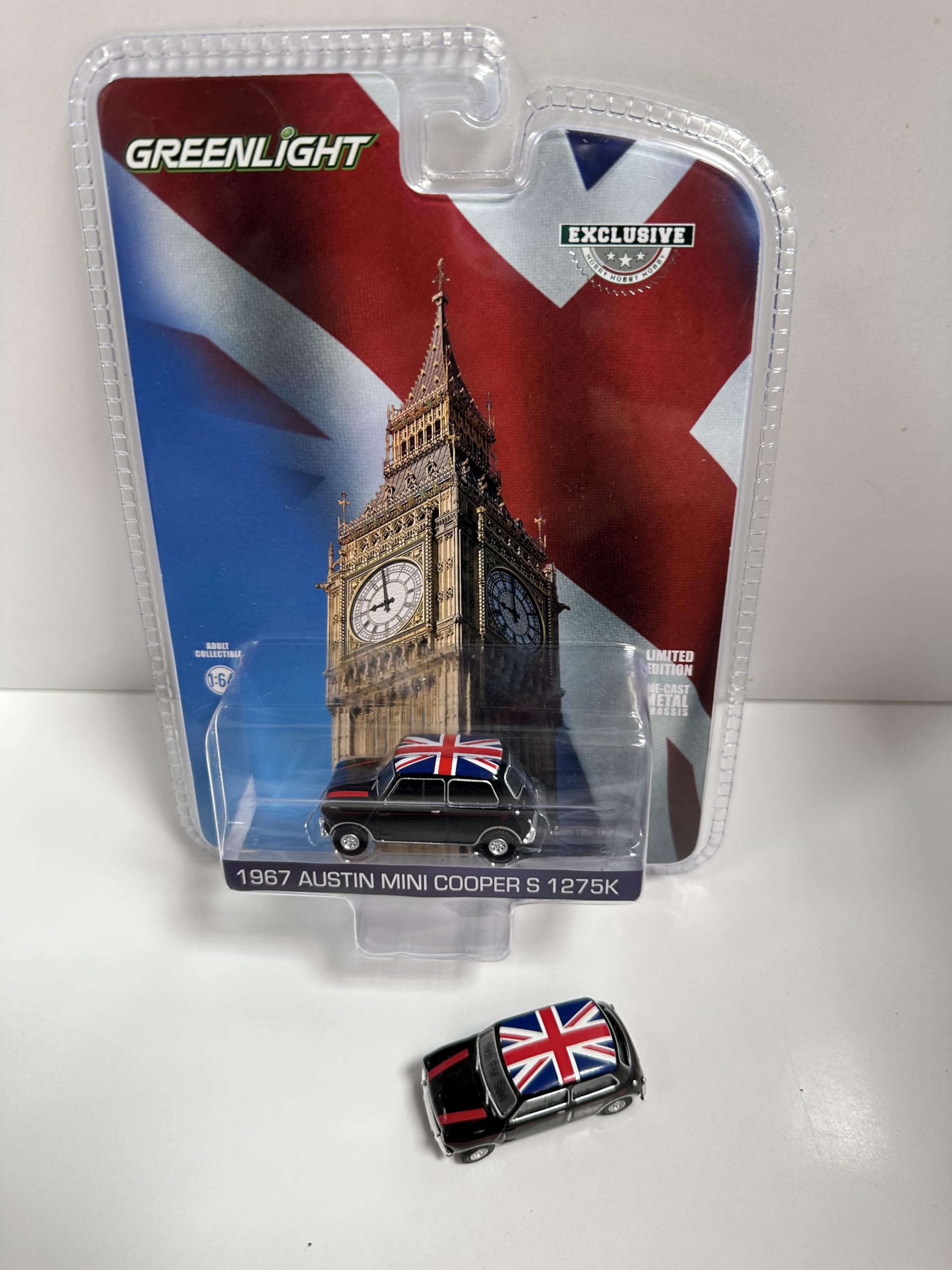 Greenlight 1967 Mini 1275K Black 1/64 scale diecast model